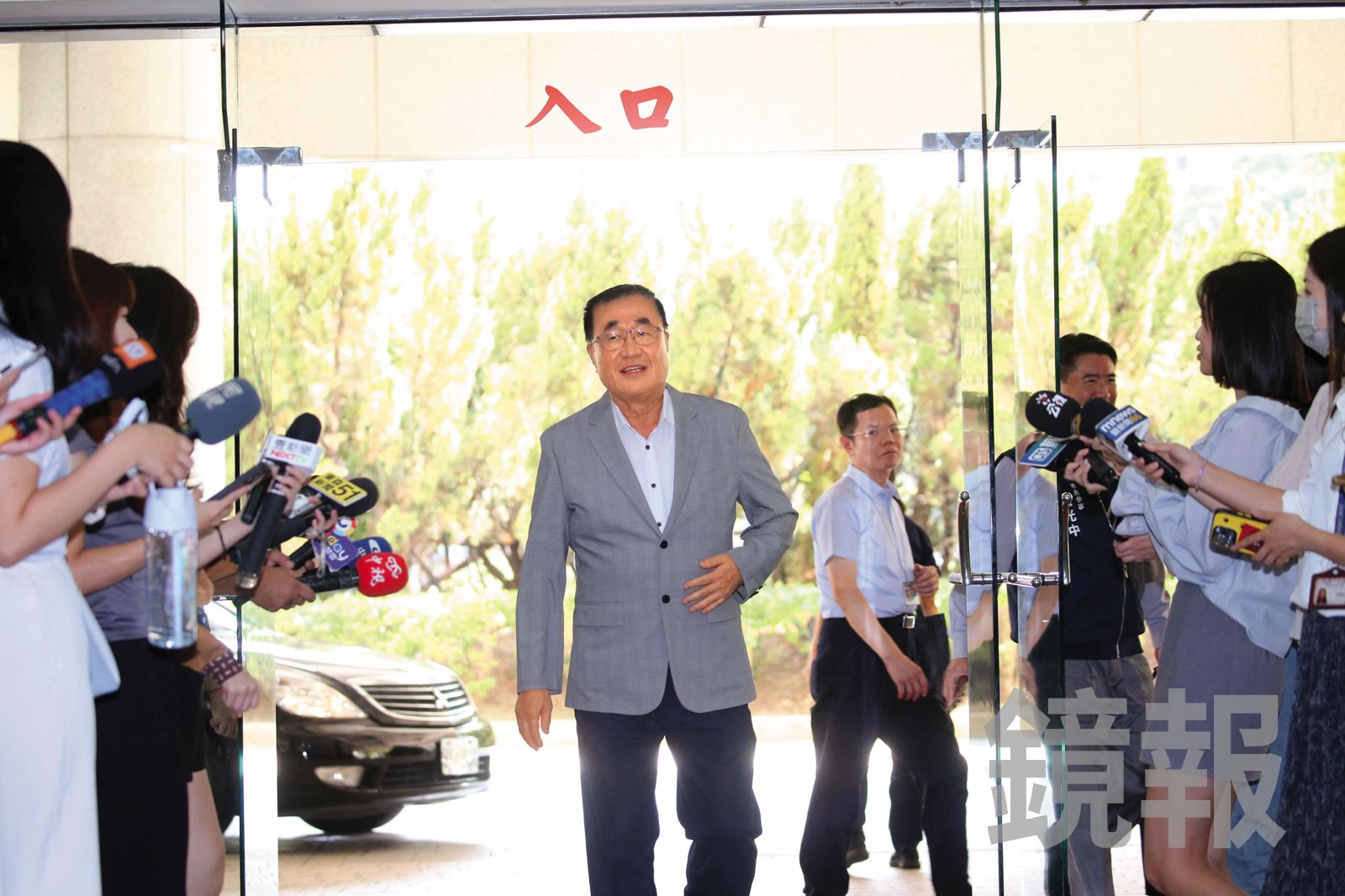 台北市副市長李四川在多份媒體民調都領先，成為藍營新北最強人選。（鏡報董孟航）