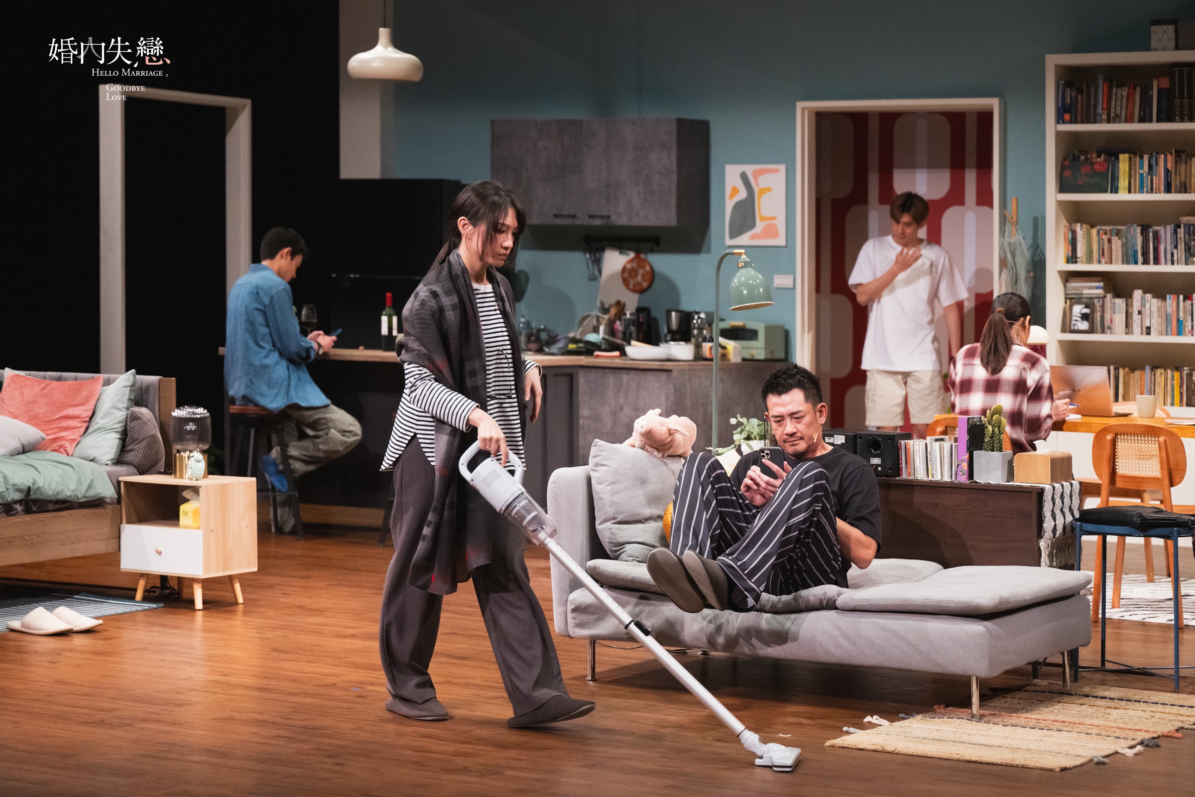 柯叔元（右）和李杏在《婚內失戀》演出夫妻。