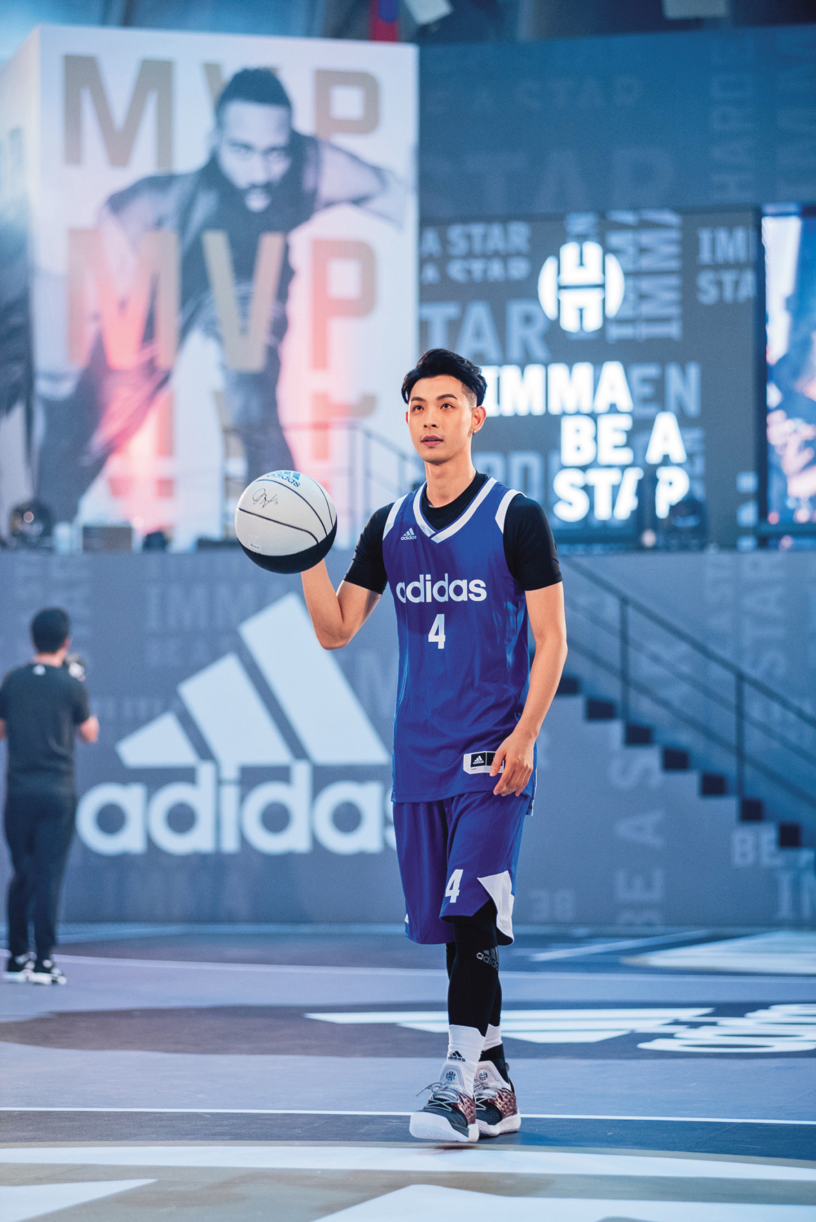 連晨翔對自己要求嚴格,希望努力達到工作最完美狀態。(adidas提供)