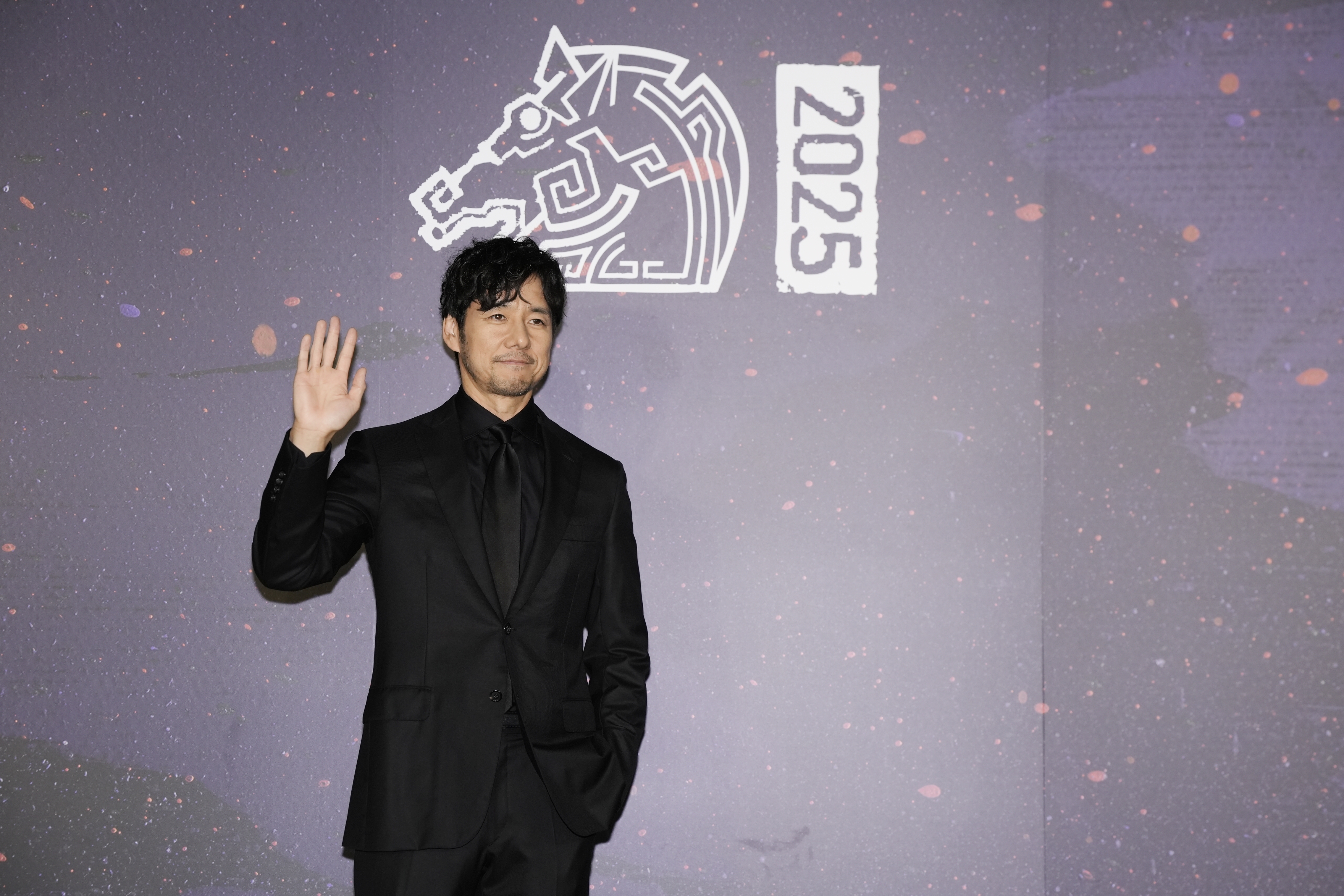 在台灣與國際上都有高人氣的日星西島秀俊，20日出席金馬影展活動。