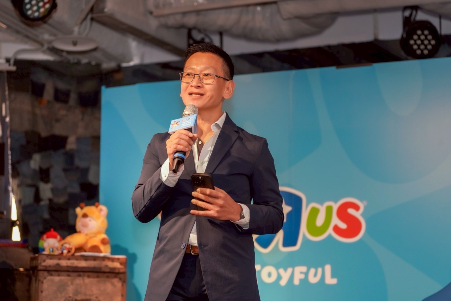 玩具反斗城亞洲首席執行官蔡德粦表示，轉型目標要打造跨世代共享的玩樂文化。（玩具反斗城提供）