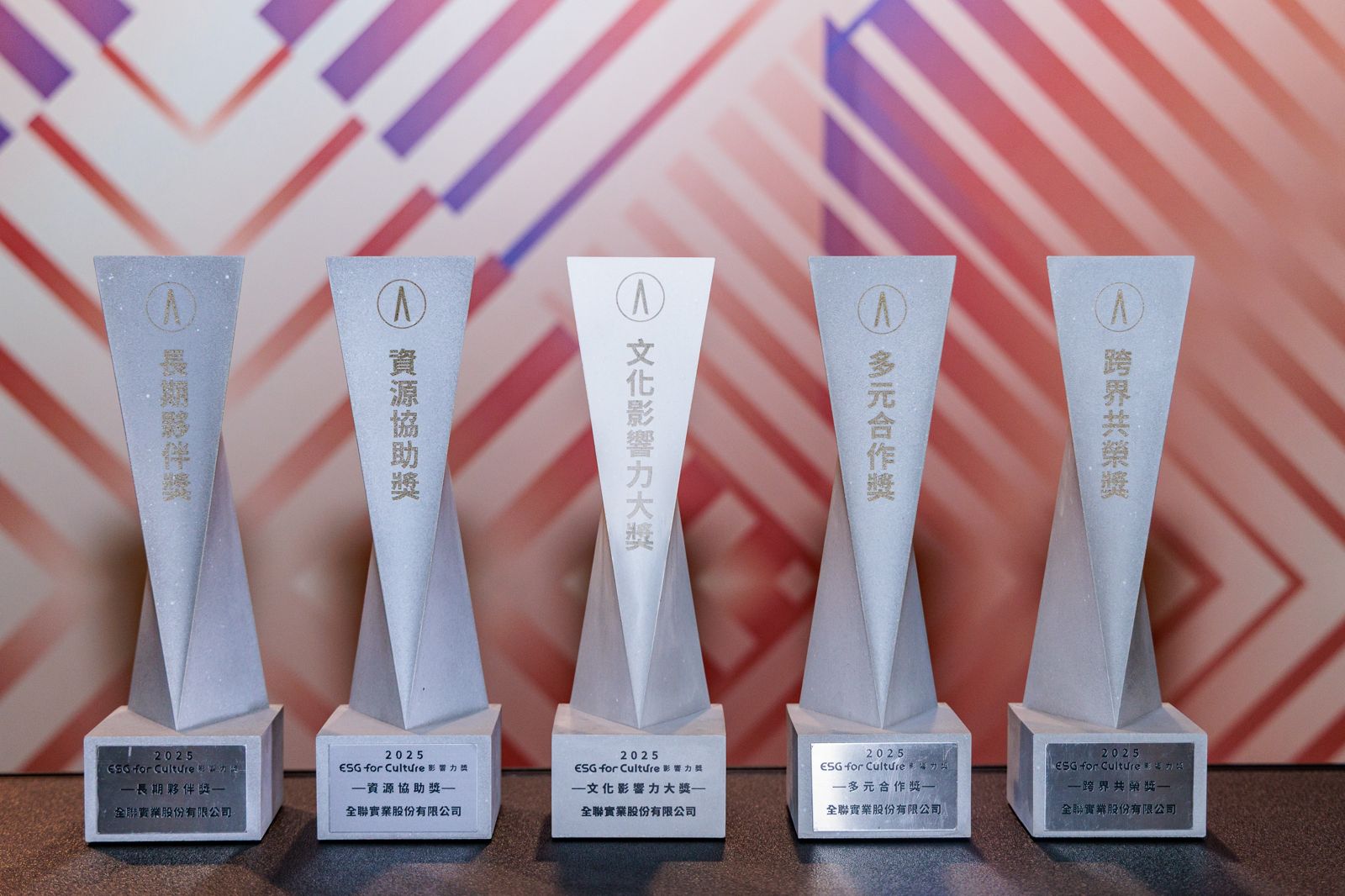 全聯拿下首屆「ESG for Culture文化影響力大獎」四大獎肯定,經綜合評估後更拿下文化影響力大獎。(全聯提供)