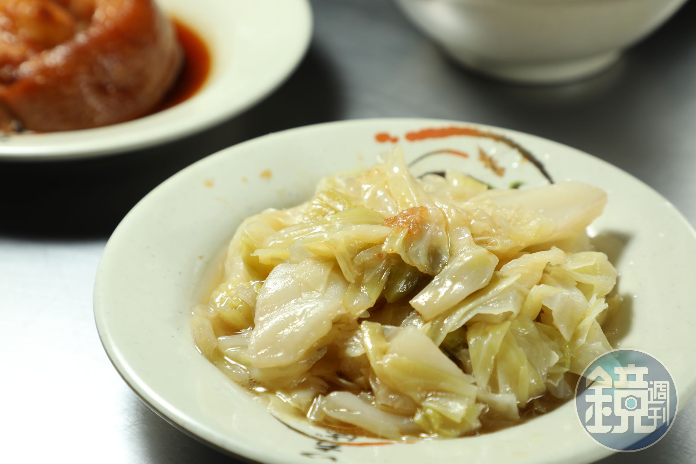 「高麗菜」比較清爽，配爌肉飯剛好。（20元／份）