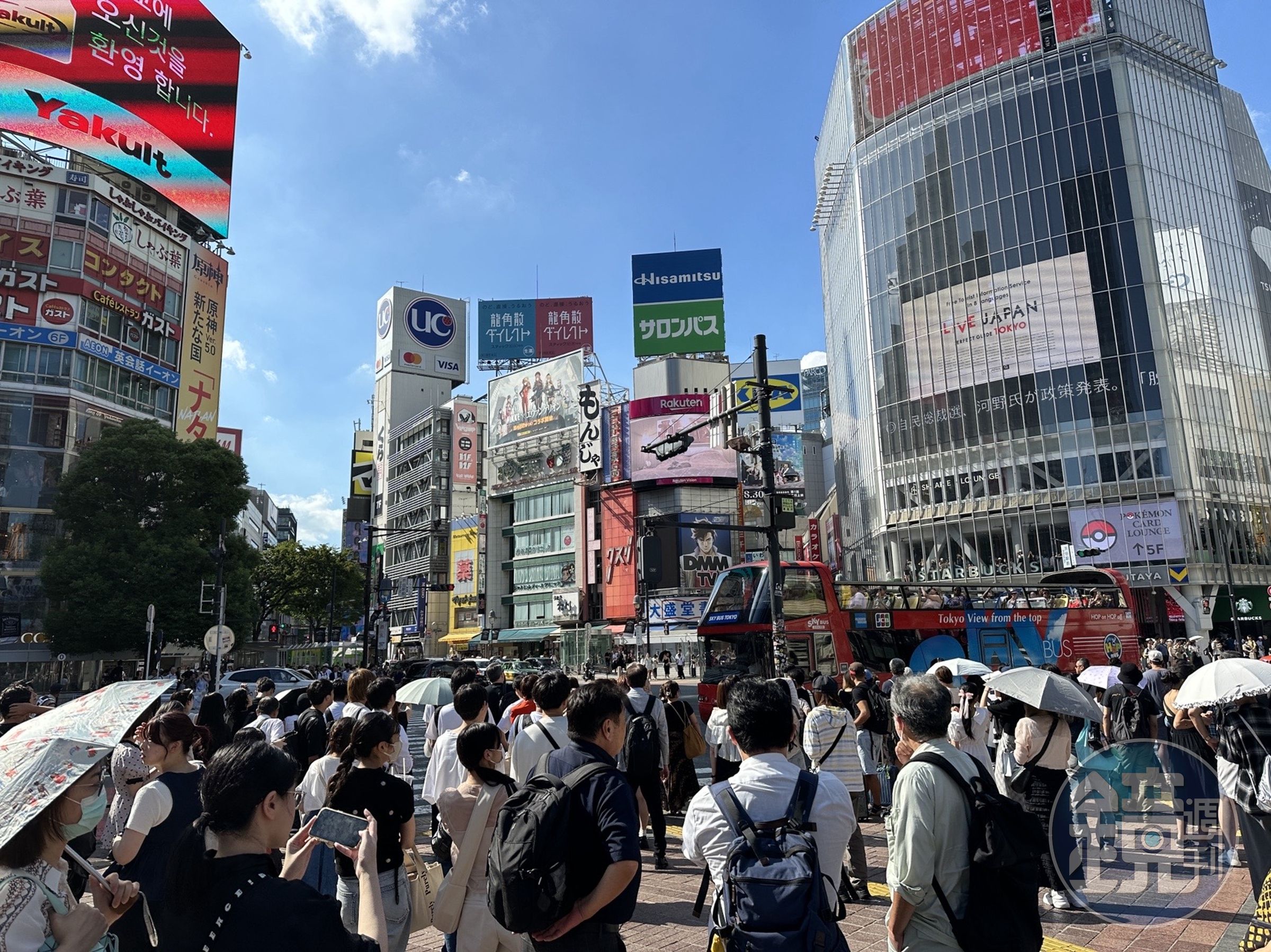 澀谷街頭出現「撞人族」,近日一名台灣女童受害引發熱議。(示意圖,讀者提供)