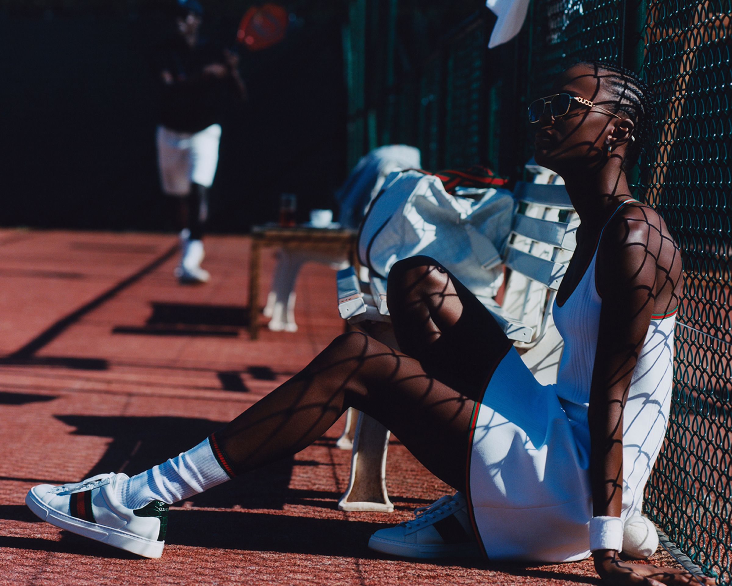 GUCCI以全新GUCCI Tennis網球系列呼應第138屆溫布頓網球錦標賽。（古馳提供）