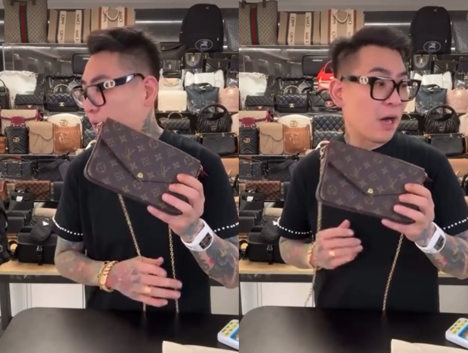 蹦闆賣精品，被網友質疑，賣得比官網還貴。（翻攝自Threads）