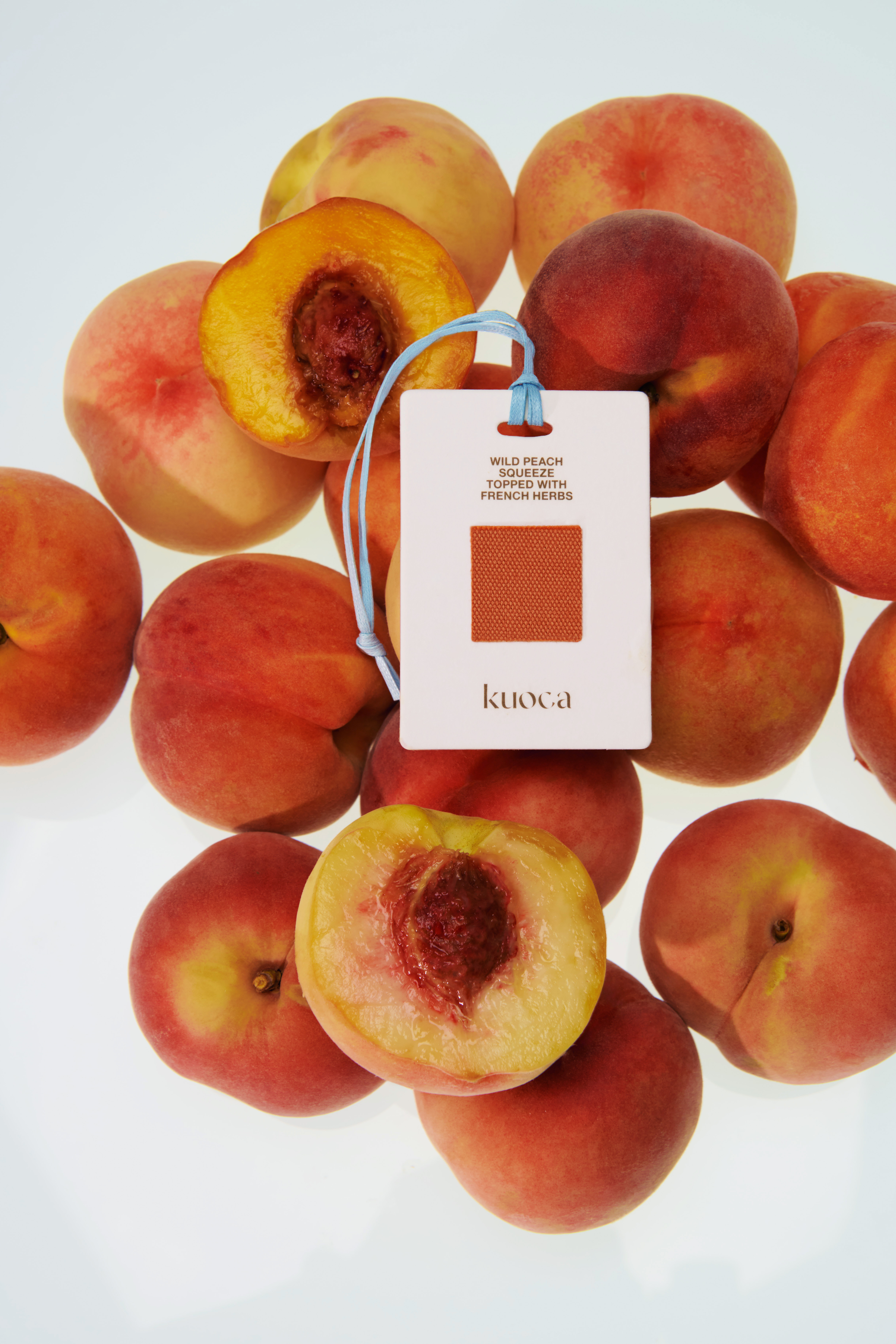 Kuoca Wild Peach野桃香氛吊卡。NT$660（Kuoca Taiwan提供）
