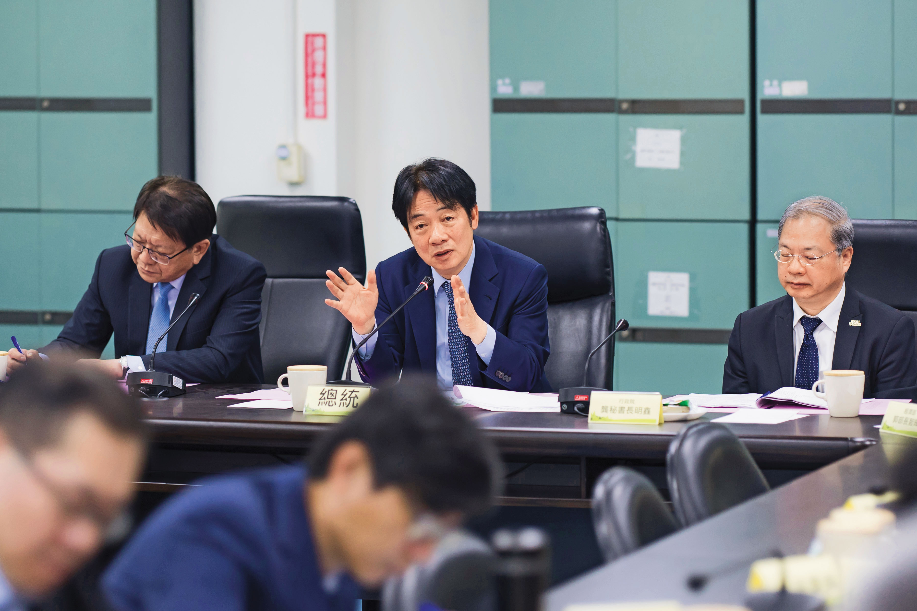 為因應美國關稅，總統賴清德親自喊話不用恐慌。（翻攝總綷府Flickr）