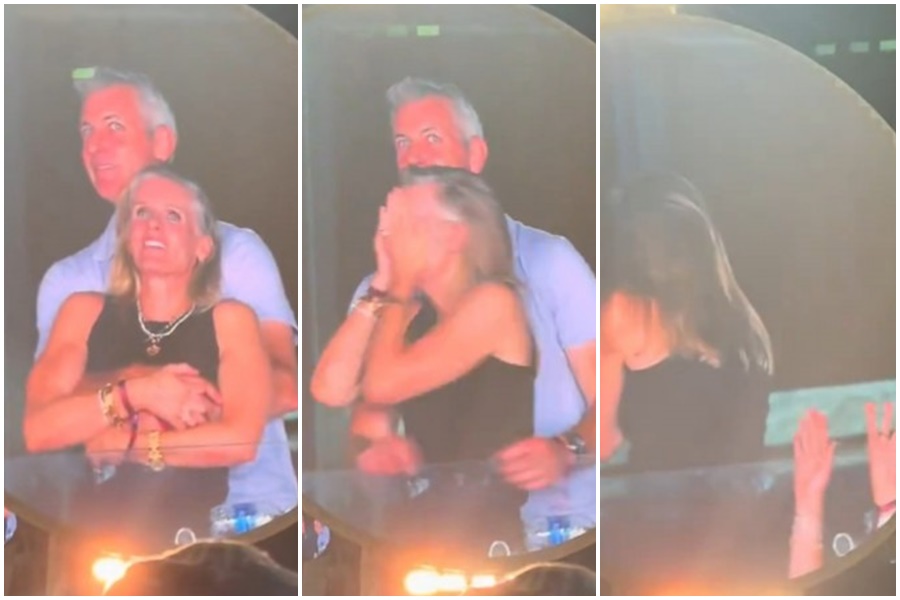 300億CEO與同公司女主管在Coldplay演唱會偷情，引發爭議。（翻攝自抖音）