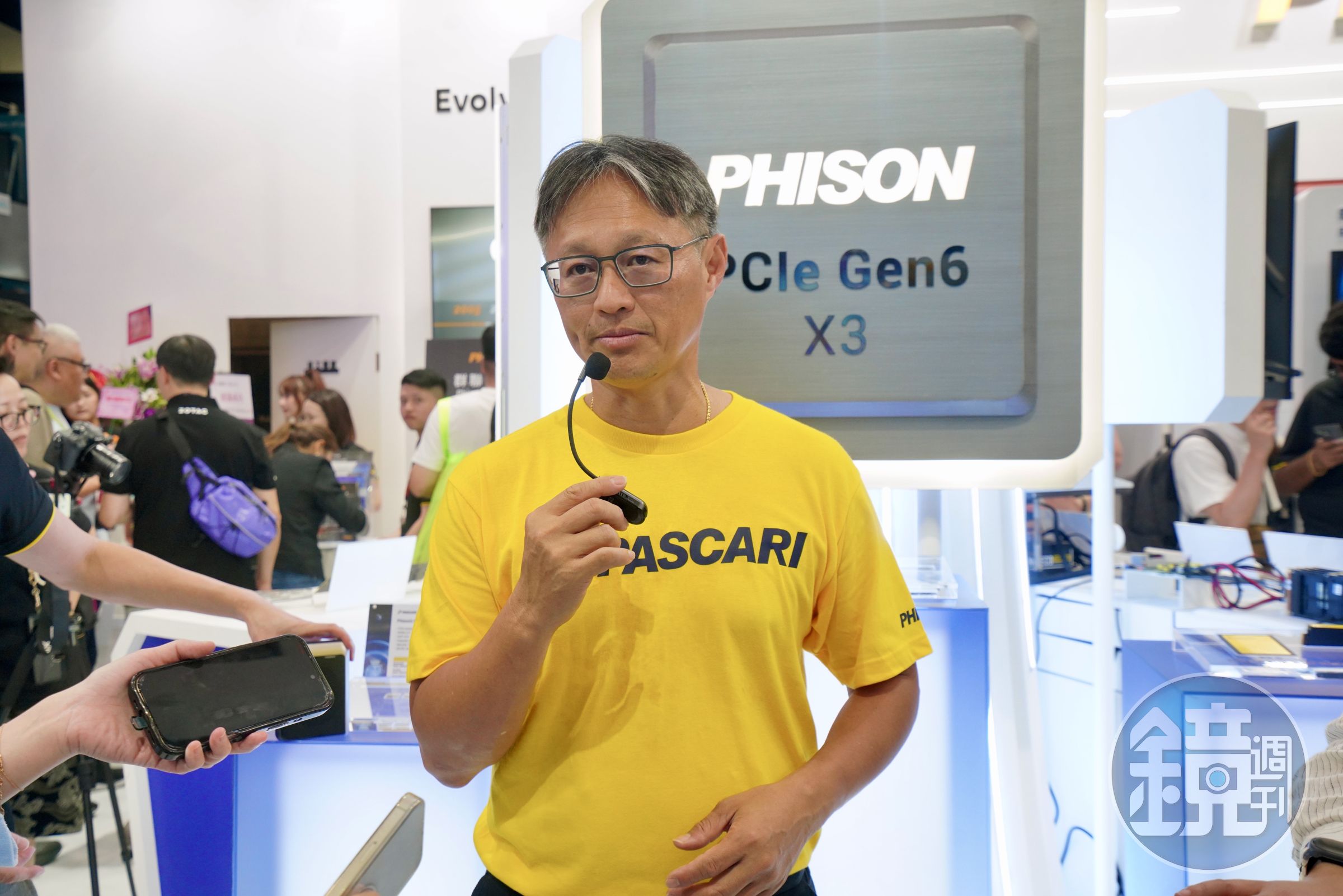 群聯執行長潘健成認為AI PC的問題不在於需求，看好市場成長。