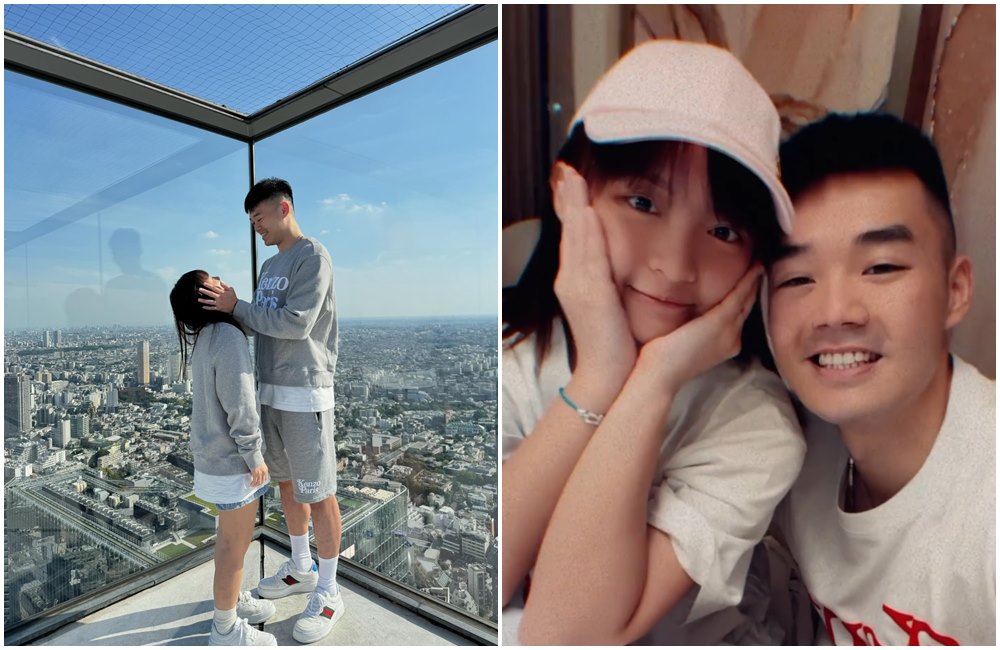 王齊麟與陳詩媛恩愛甜蜜。（翻攝王齊麟Threads）