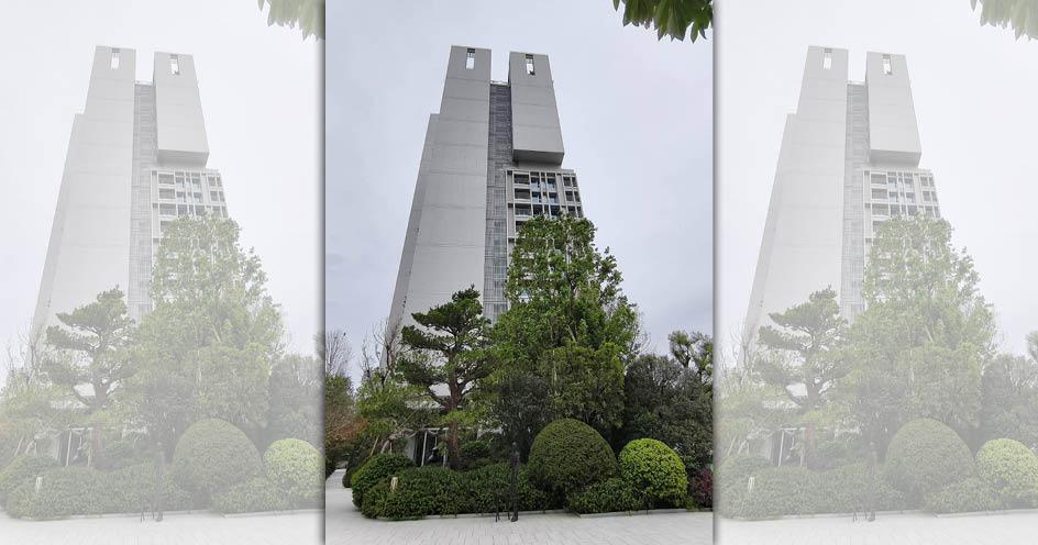 「理仁柏舍」正式落成，基地位於新光三越與大遠百對面，以一巷之隔取得生活便利與隱密的平衡。（吳苡辰攝）