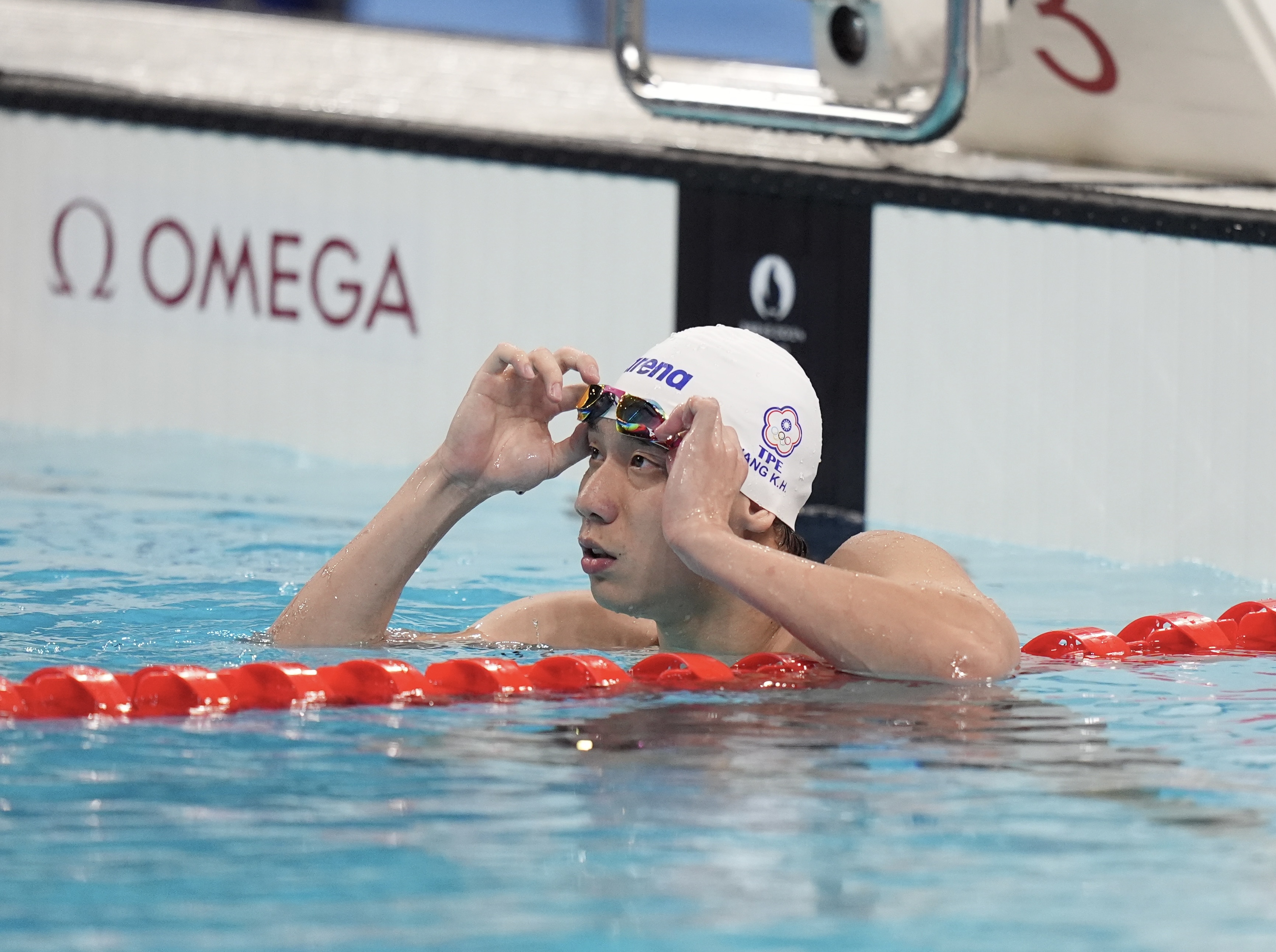 王冠閎巴黎奧運雖然游出亞洲第一的成績，可惜仍無緣晉級。（中華奧會提供）