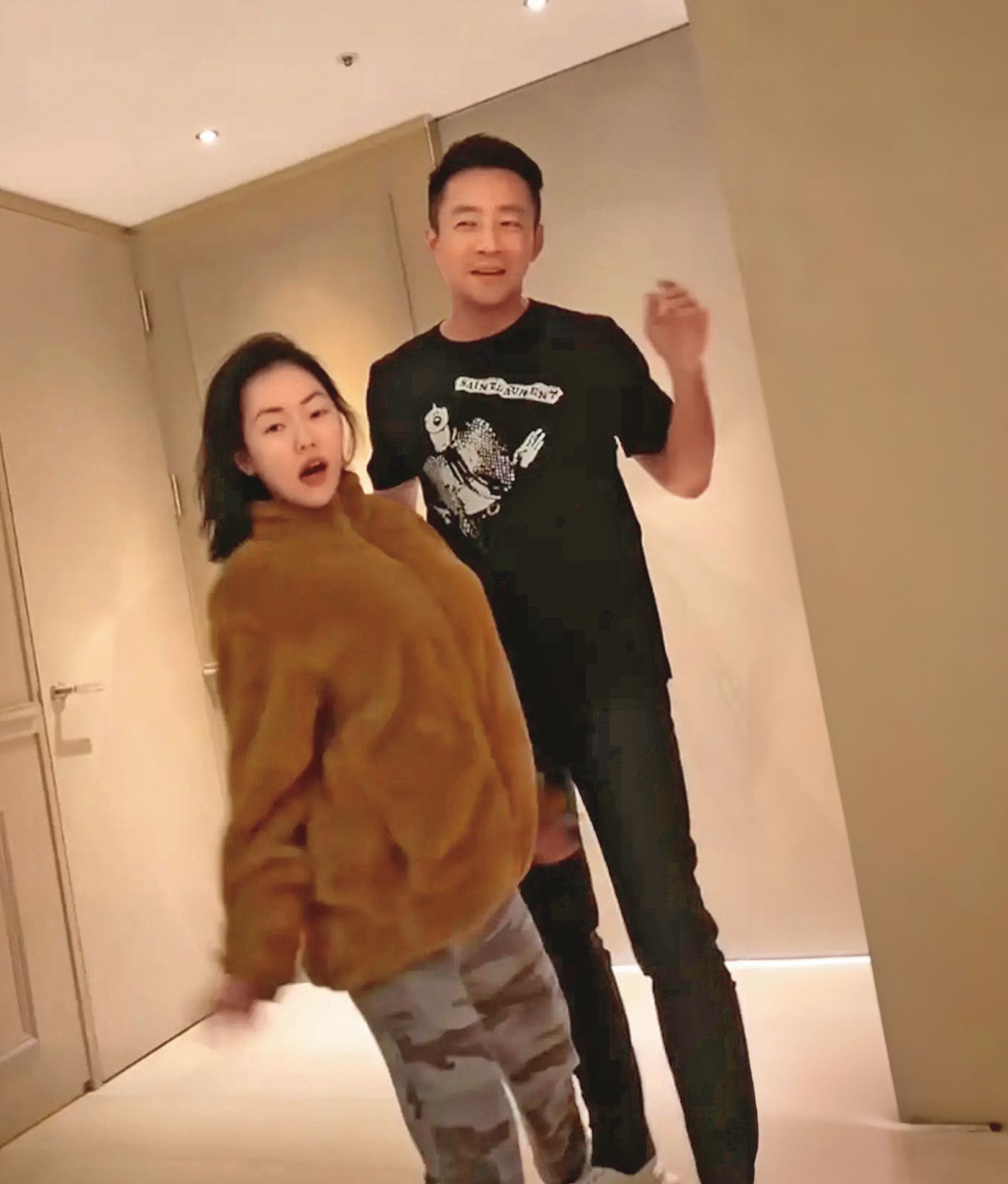小S（左）和汪小菲（右）現在幾乎失聯，也鮮少和大S的兩個孩子有互動。（翻攝自汪小菲抖音）