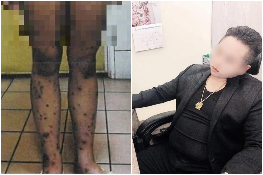 台中市一名黃姓男子與妻子從事酒店經紀人，惡劣誘騙19歲女孩簽本票下海陪酒、從事性交易。（翻攝畫面）