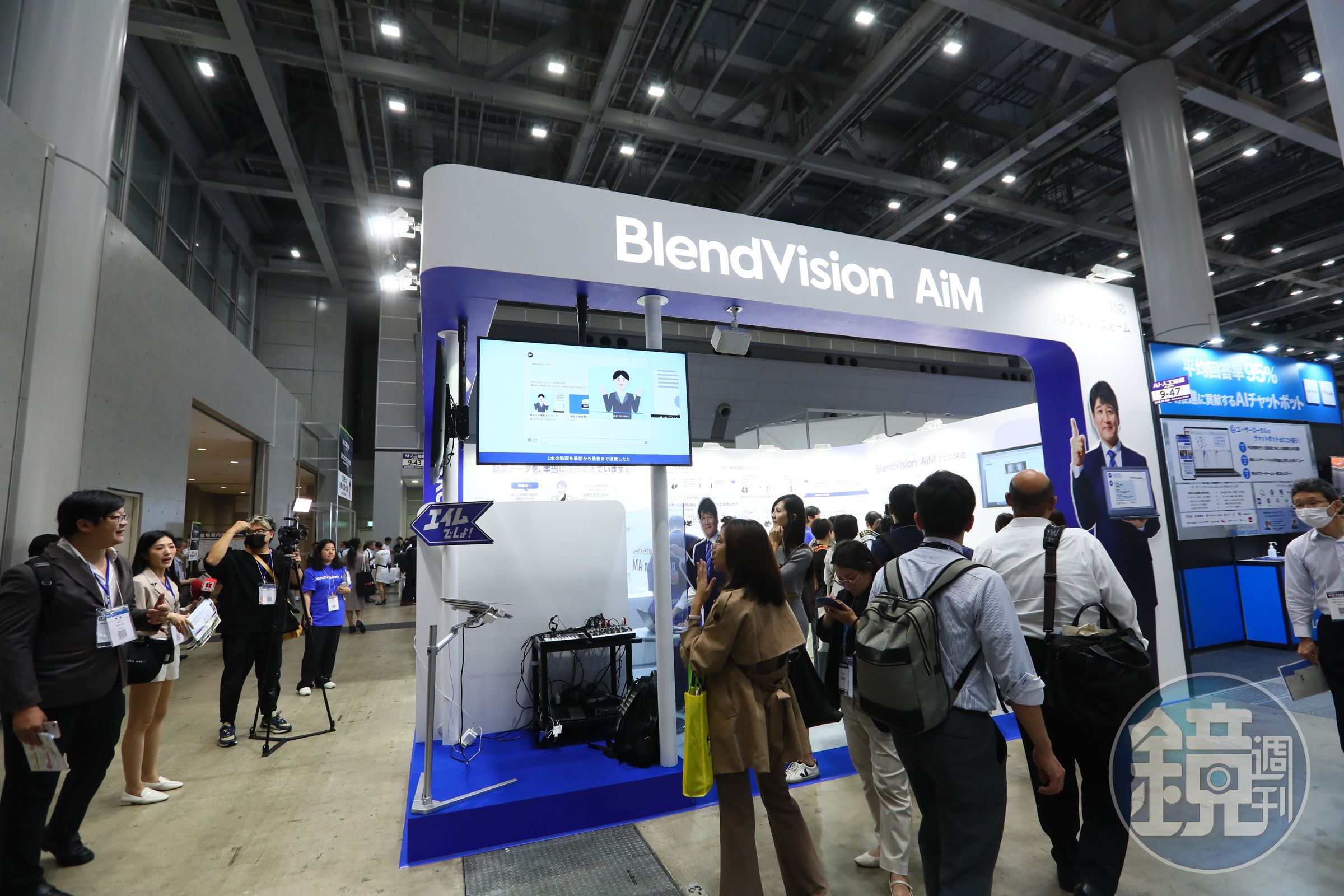 科科科技推出新產品BlendVision AiM可助企業資料庫點石成金,在日本AI人工智慧最大展NexTech 2024中,頗受關注。