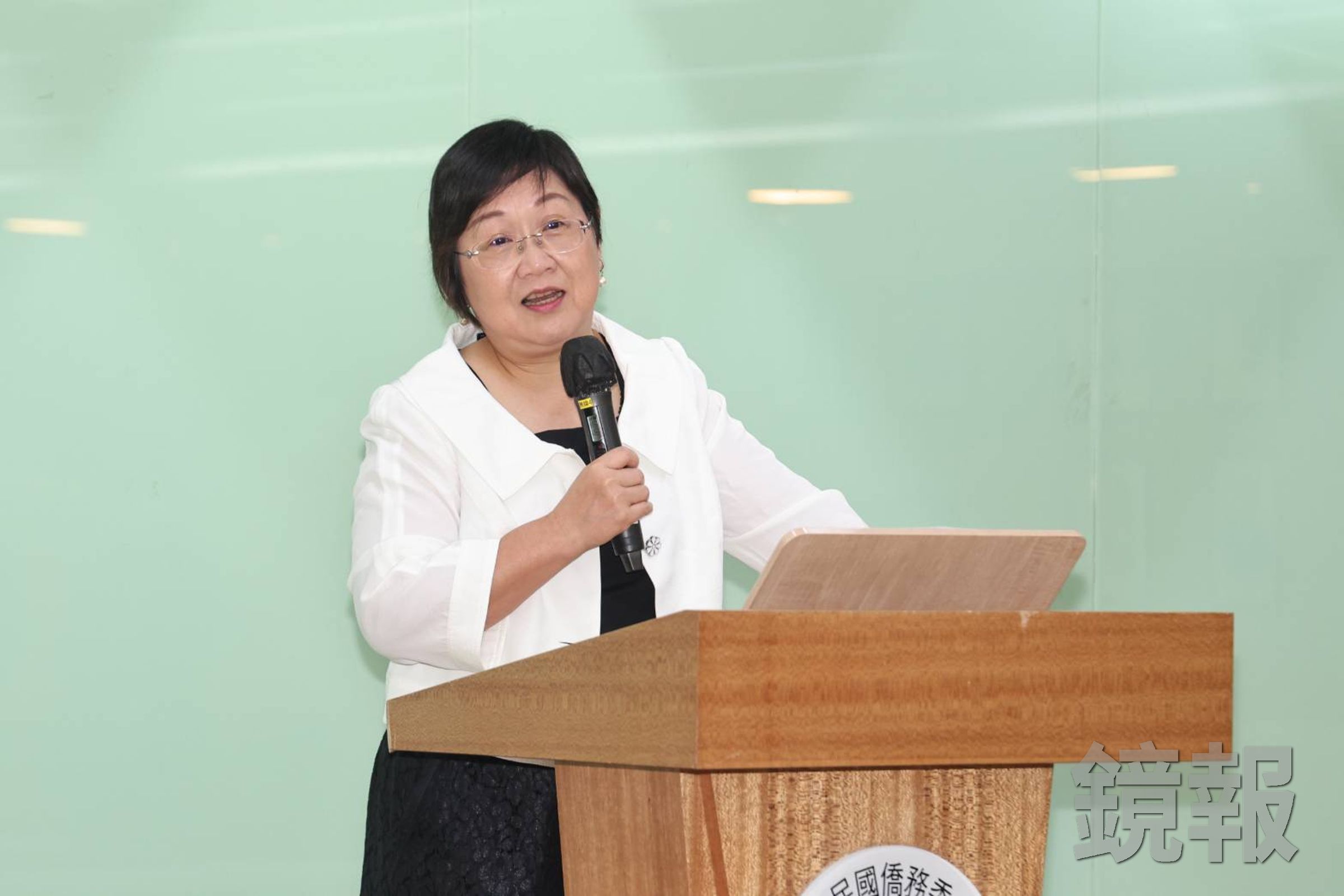 僑委會前委員長徐佳青遭指控出訪期間涉及公務資源使用爭議。(鏡報林煒凱)