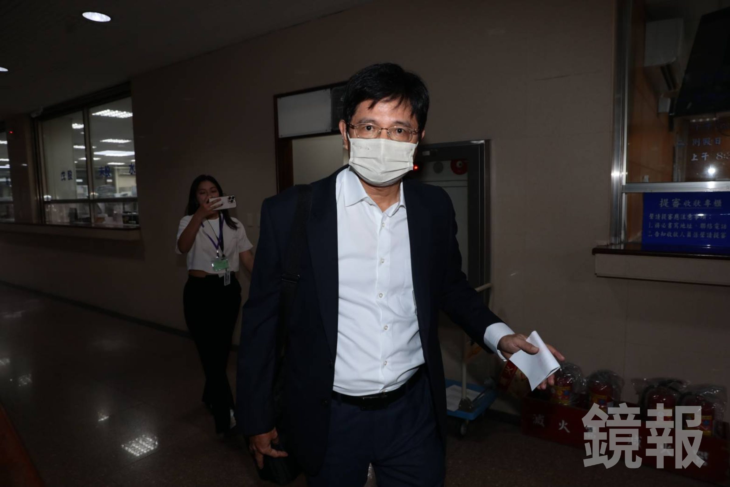 會計師范有偉今證稱曾從家中地下室車內拿出500萬元現金給柯文哲。（鏡報林煒凱攝）