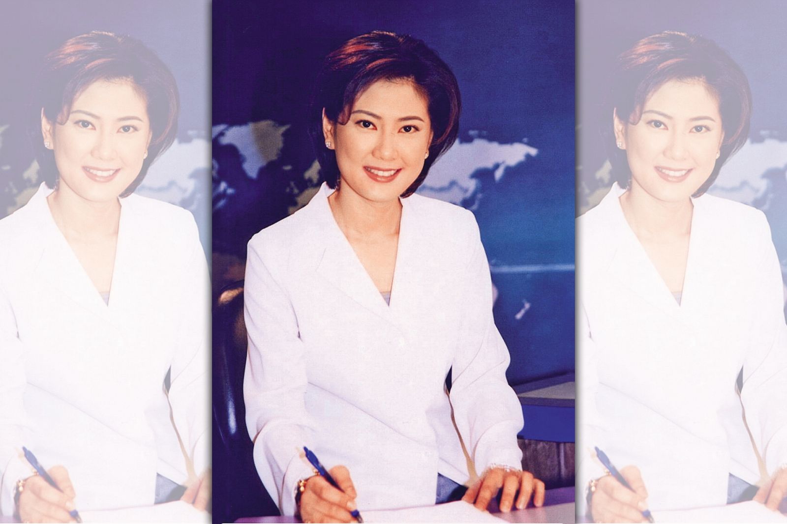 留美又外貌姣好的薛楷莉,曾是TVBS當紅主播。(翻攝自TVBS)
