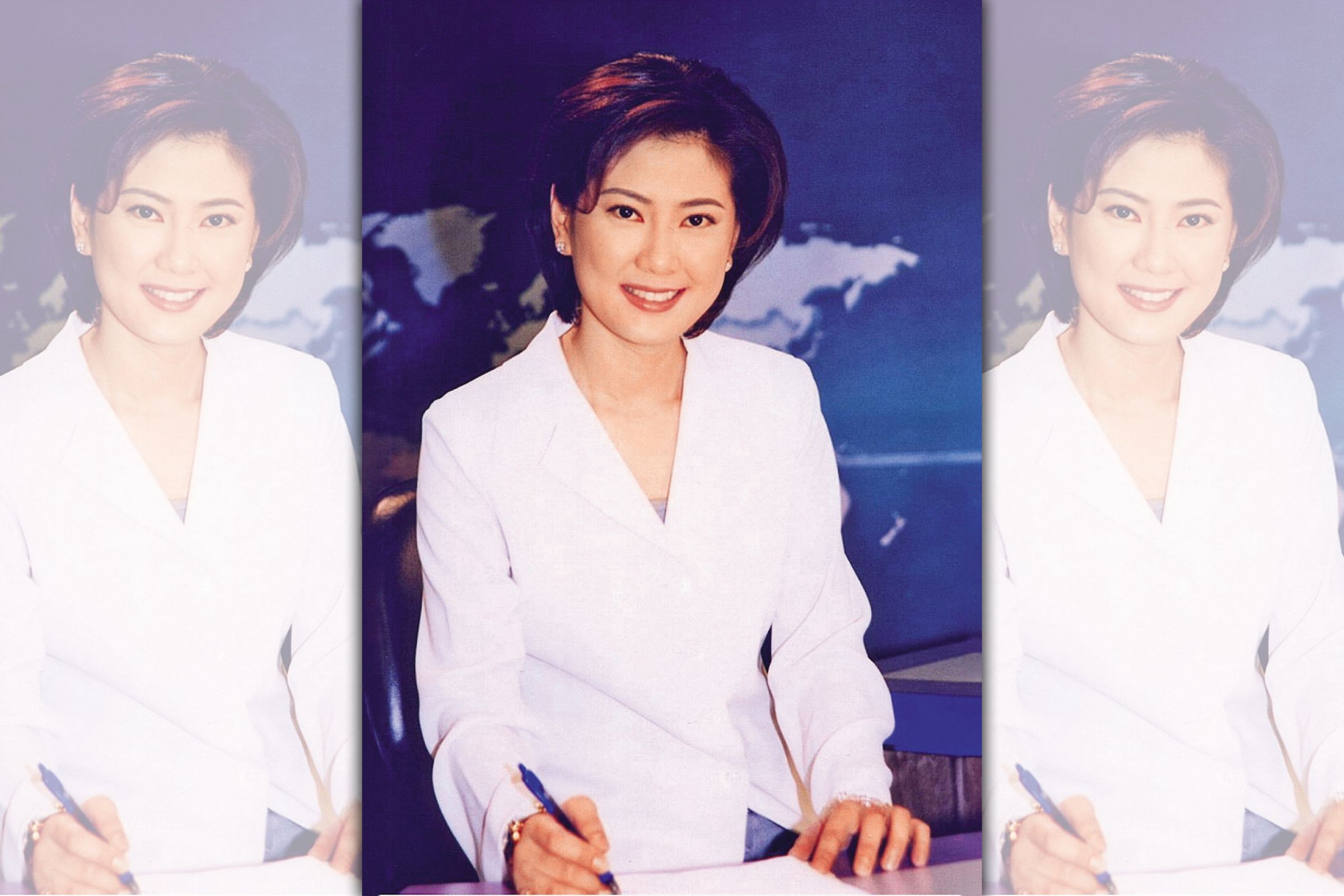 留美又外貌姣好的薛楷莉，曾是TVBS當紅主播。（翻攝自TVBS）