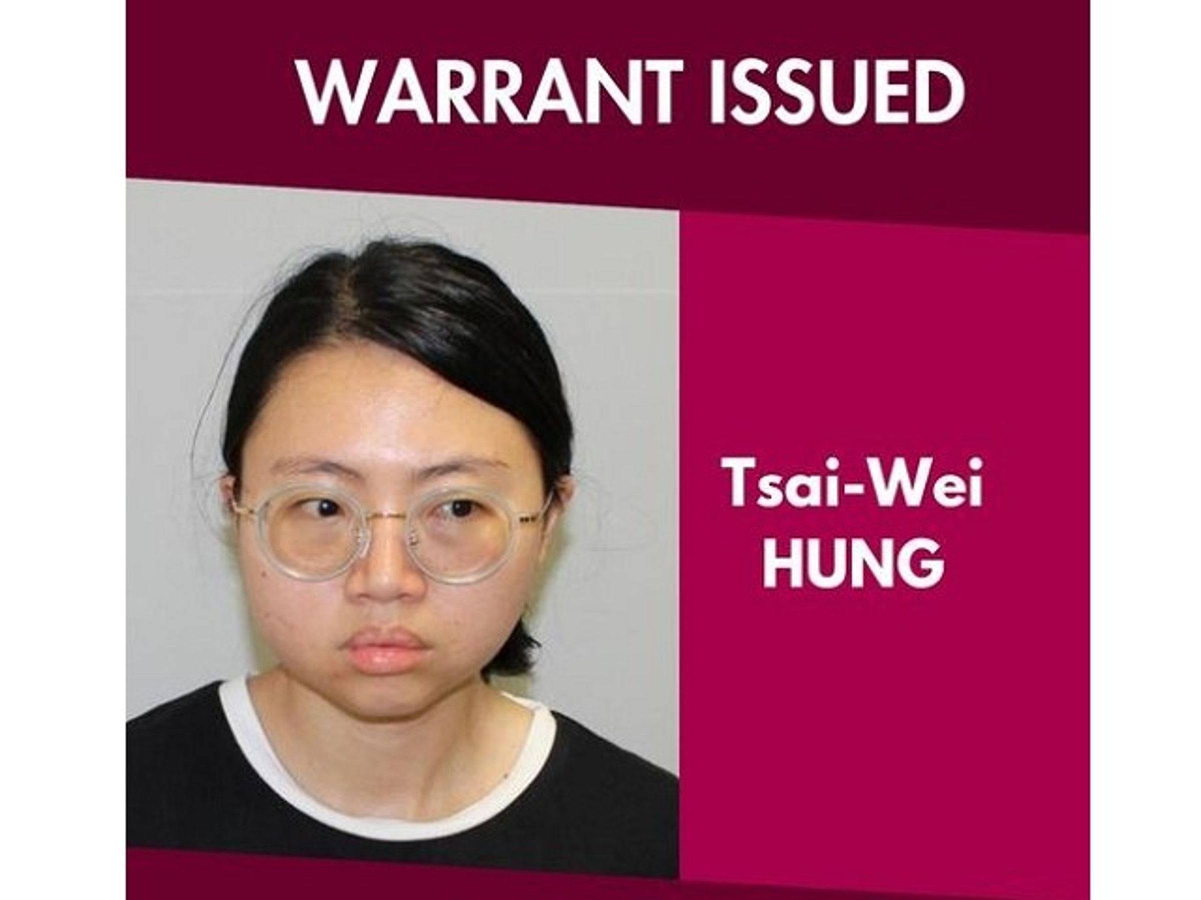 台女被澳洲警方通緝!涉縱火燒車,澳警發布照片。(翻自澳洲警方臉書)