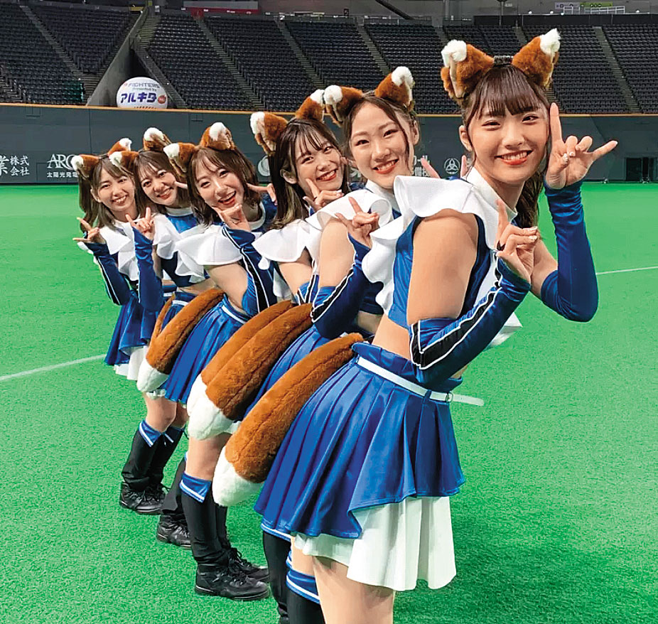 北海道火腿隊旗下啦啦隊Fighters Girl，是去年日本球迷票選人氣第一的啦啦隊。（圖片來源 ighters_goo）