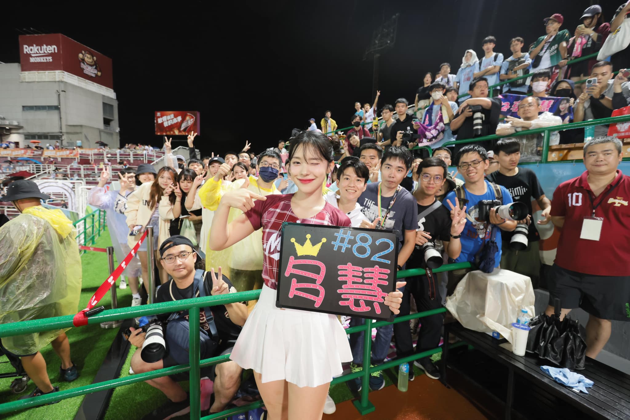 李多慧將迎來首場台灣大賽，這也是她啦啦隊生涯中第一次總冠軍賽。（翻攝自Rakuten Girls臉書）