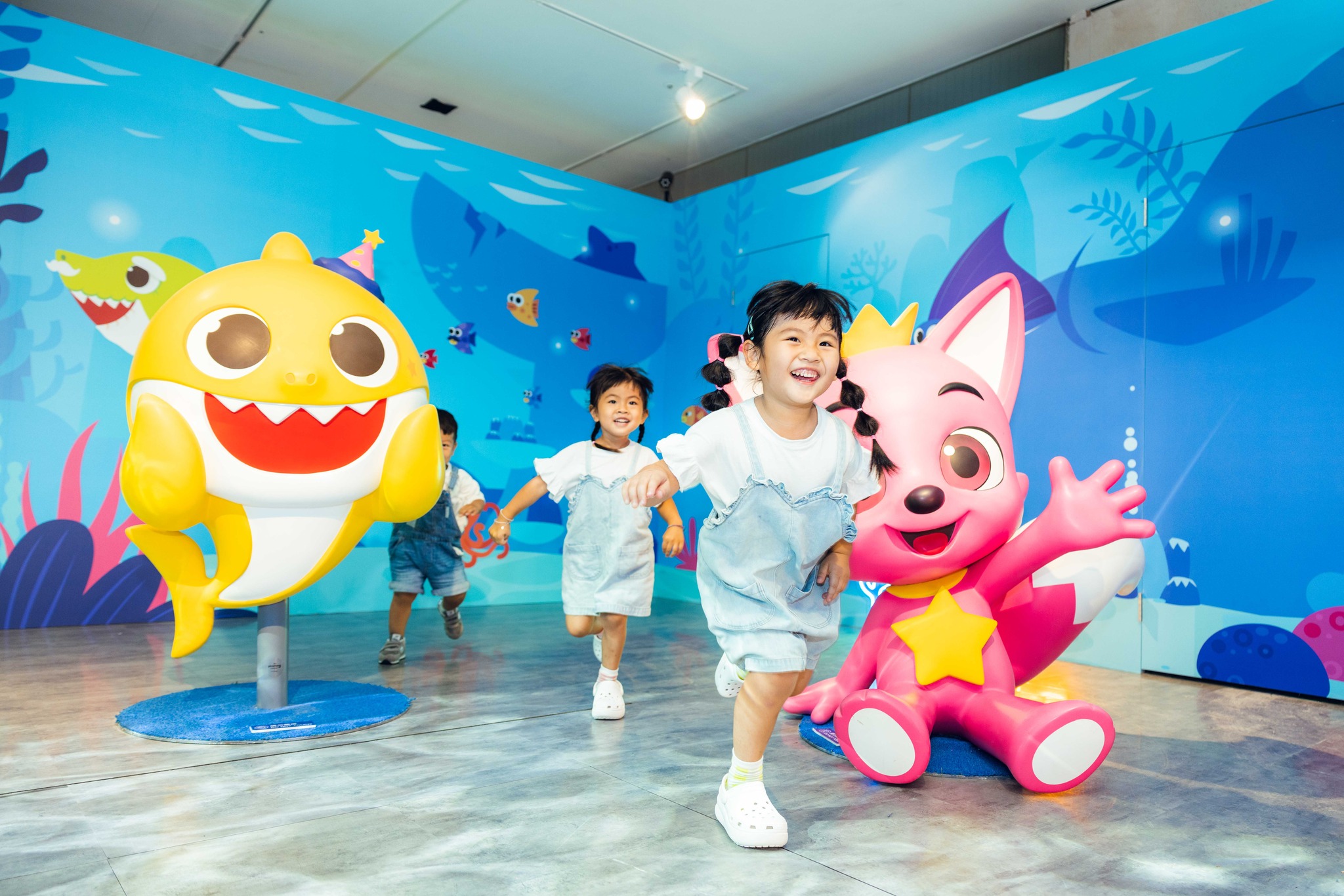 BABY SHARK放電趴主打親子同樂，北、中兩場吸引約14萬個家庭參與。（翻攝自粉絲專頁）