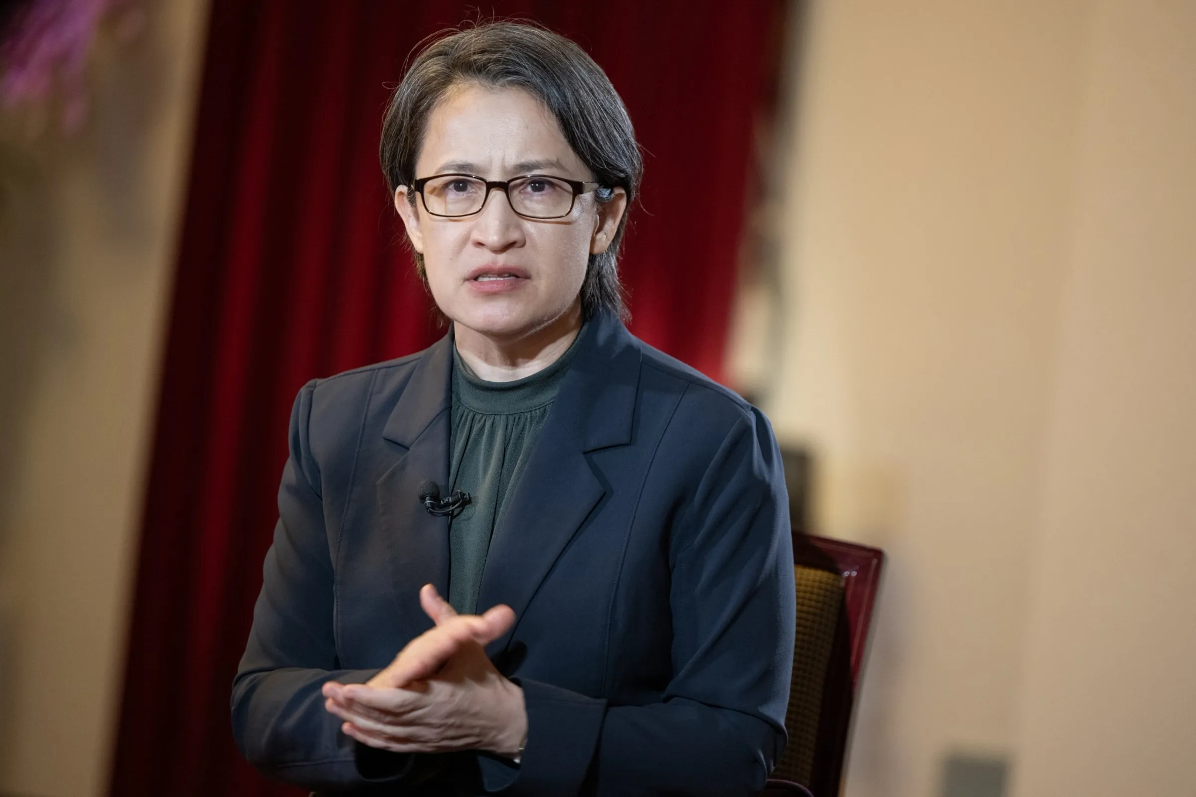蕭美琴抵義大利出席「文托泰內歐洲自由與民主論壇」。(總統府提供)