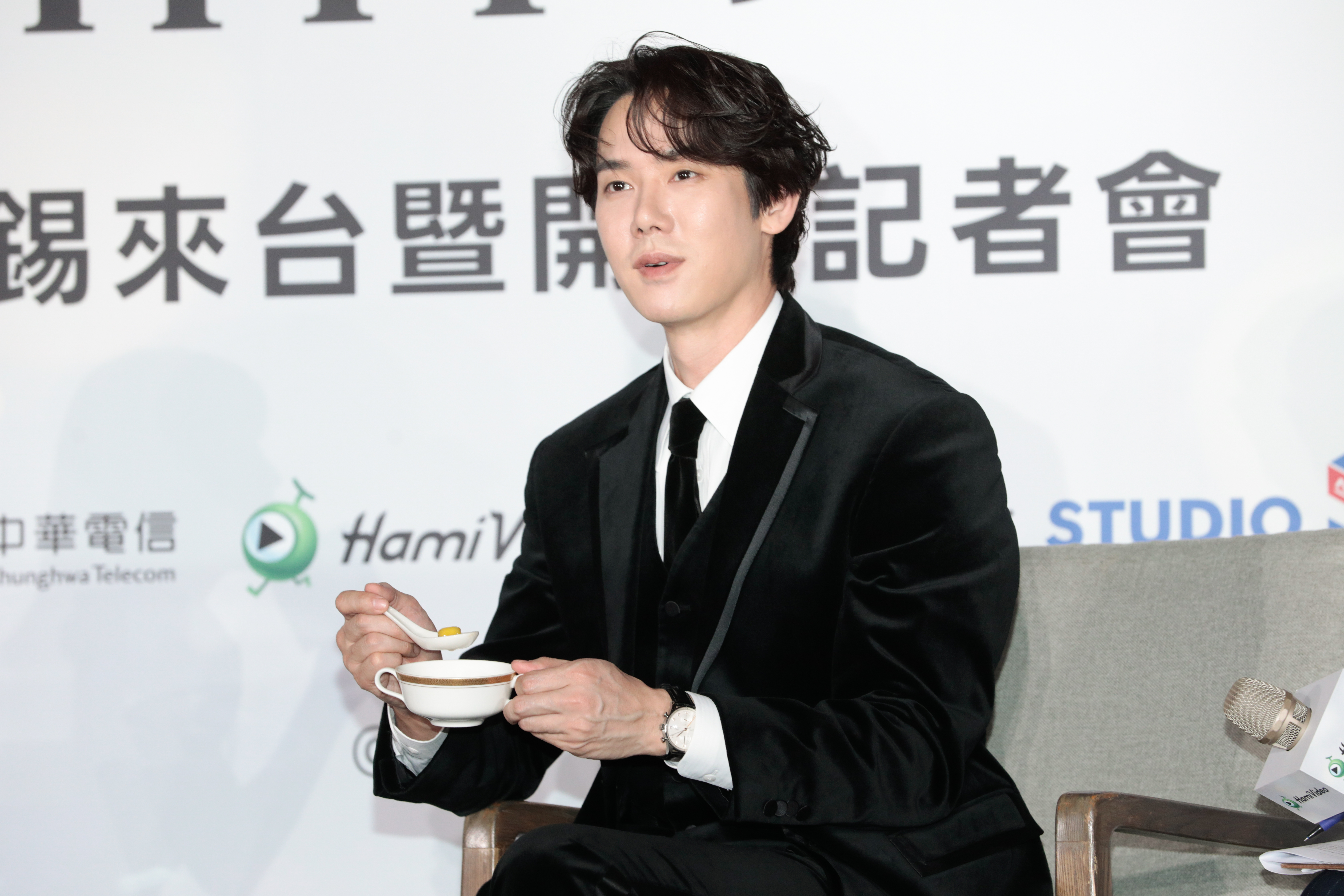 柳演錫相隔一年再訪台灣很開心。