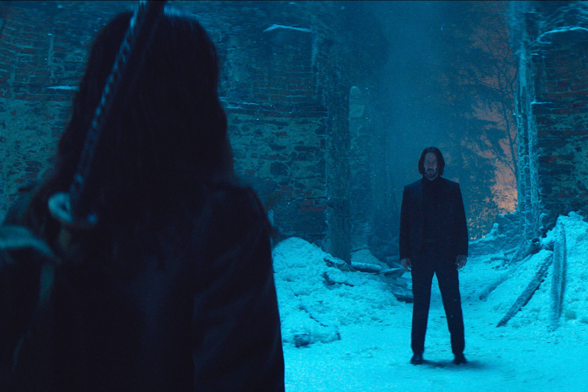 安娜德哈瑪斯轉戰女打仔戲路，在《捍衛任務：復仇芭蕾》展現全方位的武打身手。（車庫娛樂提供）