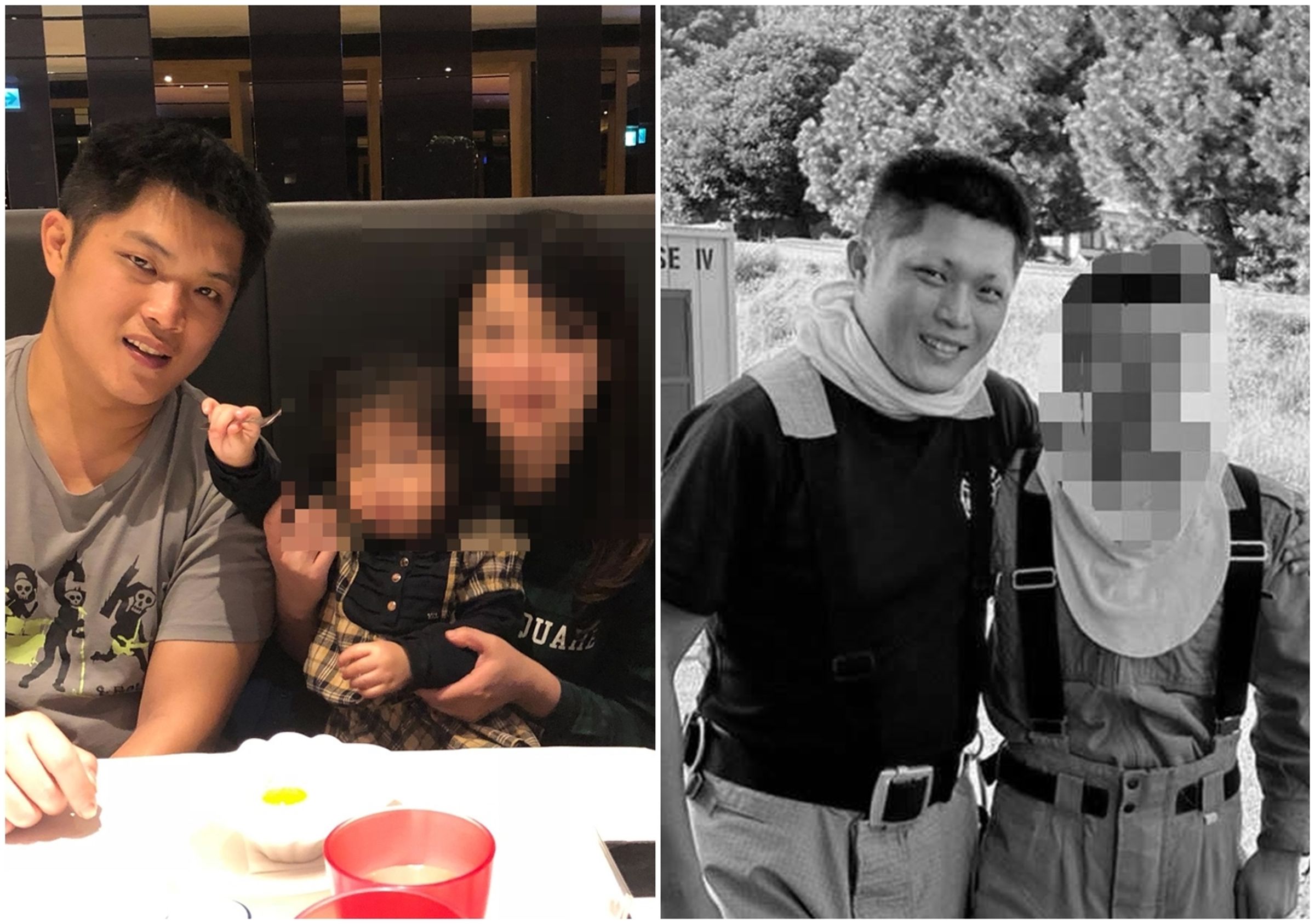消防員詹能傑殉職讓許多人感到不捨,基隆市消防局也po出詹能傑的黑白照片,「小隊長,任務已經結束!一路好走……」。(翻攝臉書粉專/基隆市消防局-角落消火伴)