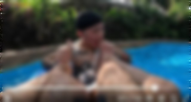 麗寶樂園表示，男子在漂漂河上以嘻鬧為主，並未涉及公然猥褻，但警方要查辦散佈影片的罪責。（翻自PTT）