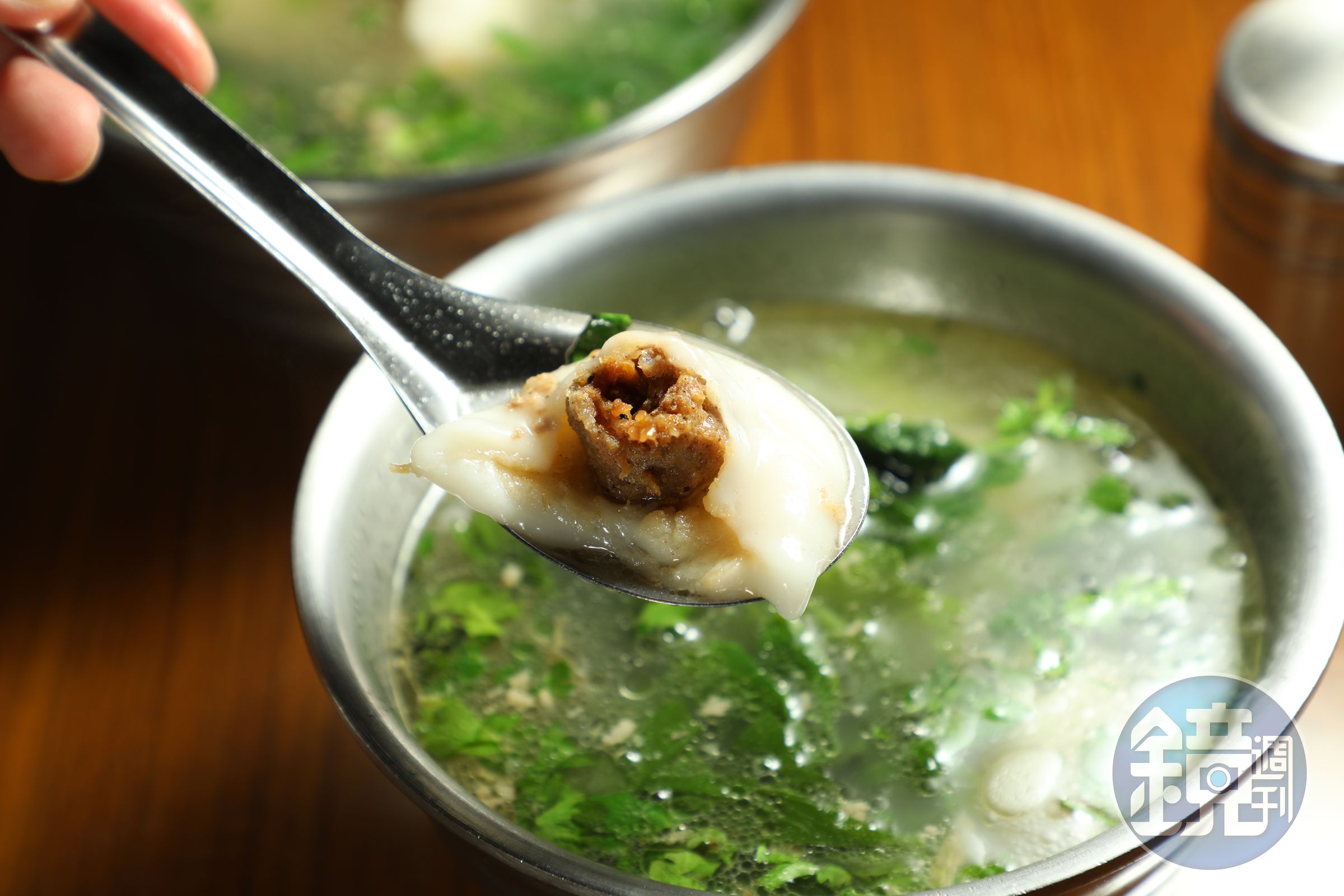必點湯圓皮超薄、肉餡超鮮美的「招牌鮮肉湯圓」。(70元/份)