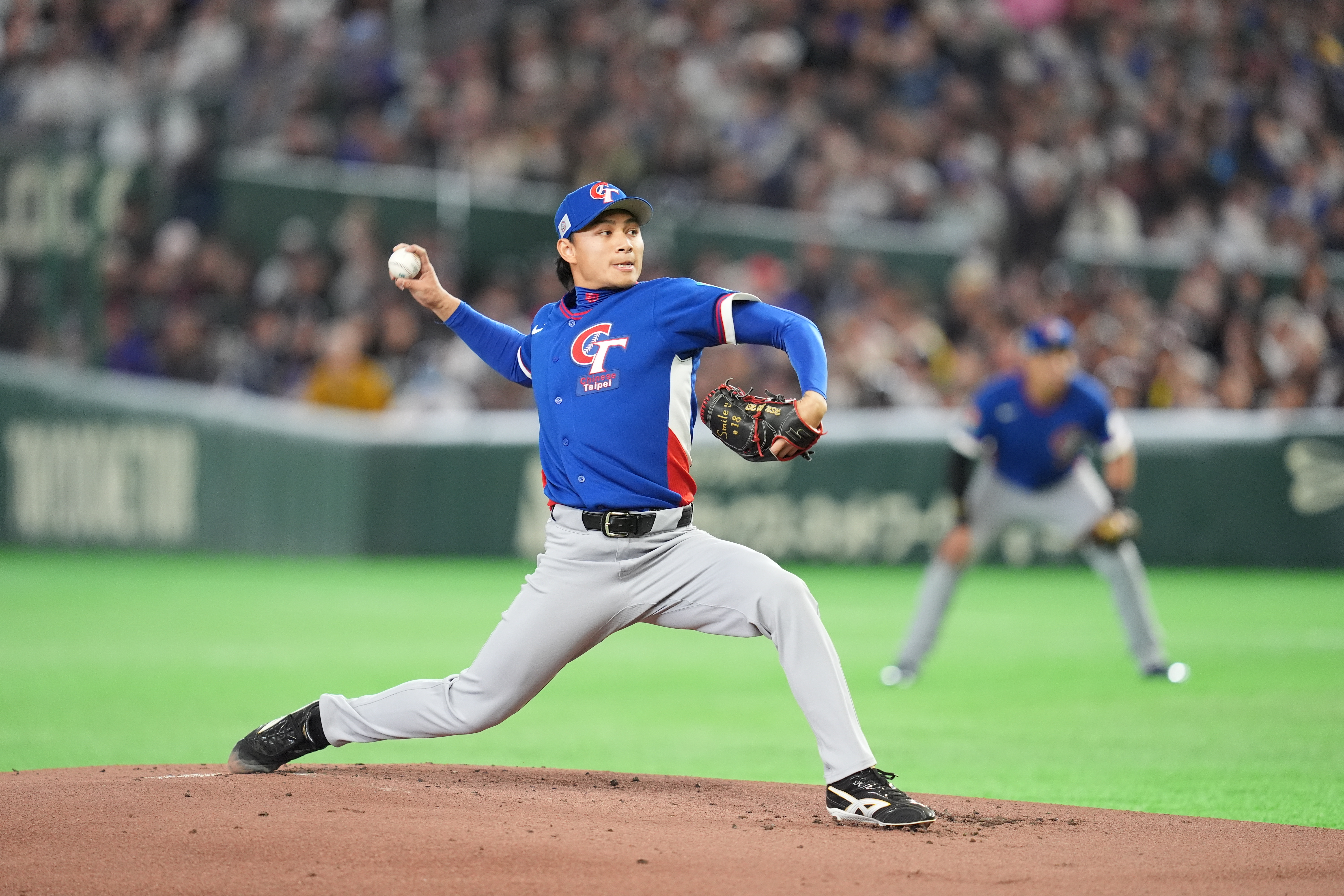 2026WBC台灣隊投手徐若熙（圖）掛帥先發，現場氣氛熱血沸騰。