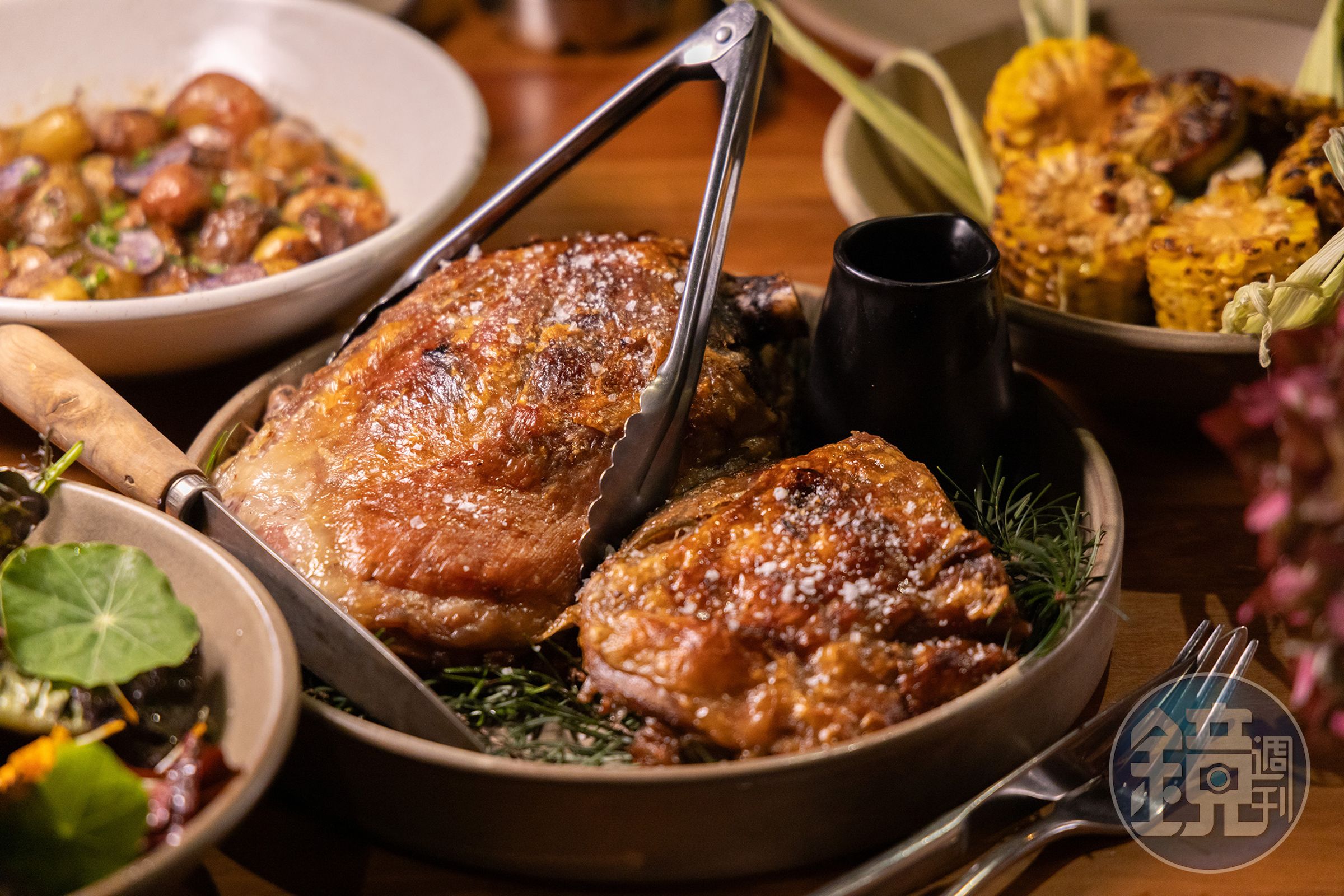 「Lumina Lamb shoulder to share」選用南島高地出產的小羊肩。（紐幣85元／份，約NT$1,643）
