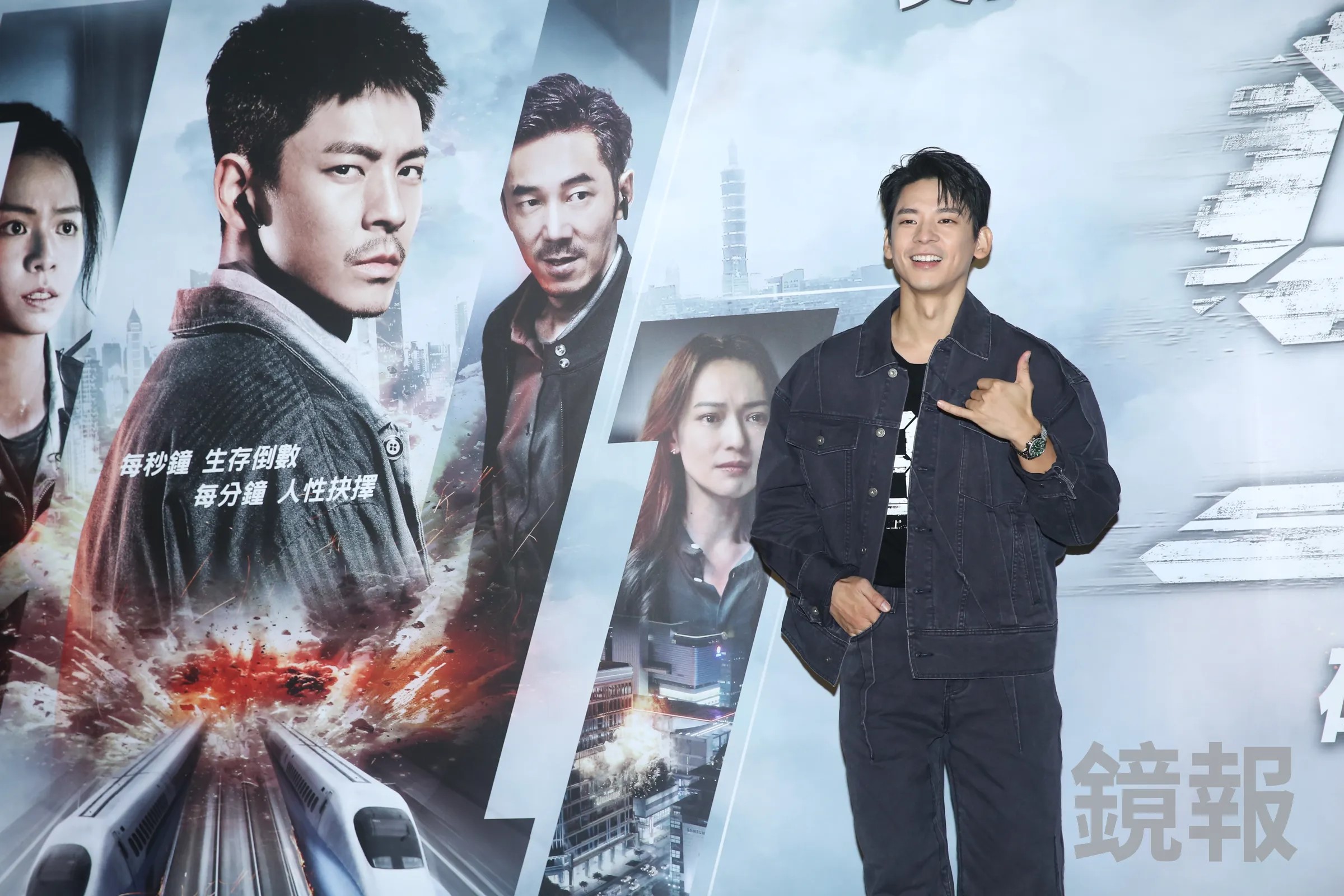 林柏宏最近因票房破億電影《96分鐘》晉升雙億男神，卻被爆料在中國大陸拍過統戰電影。李鍾泉攝