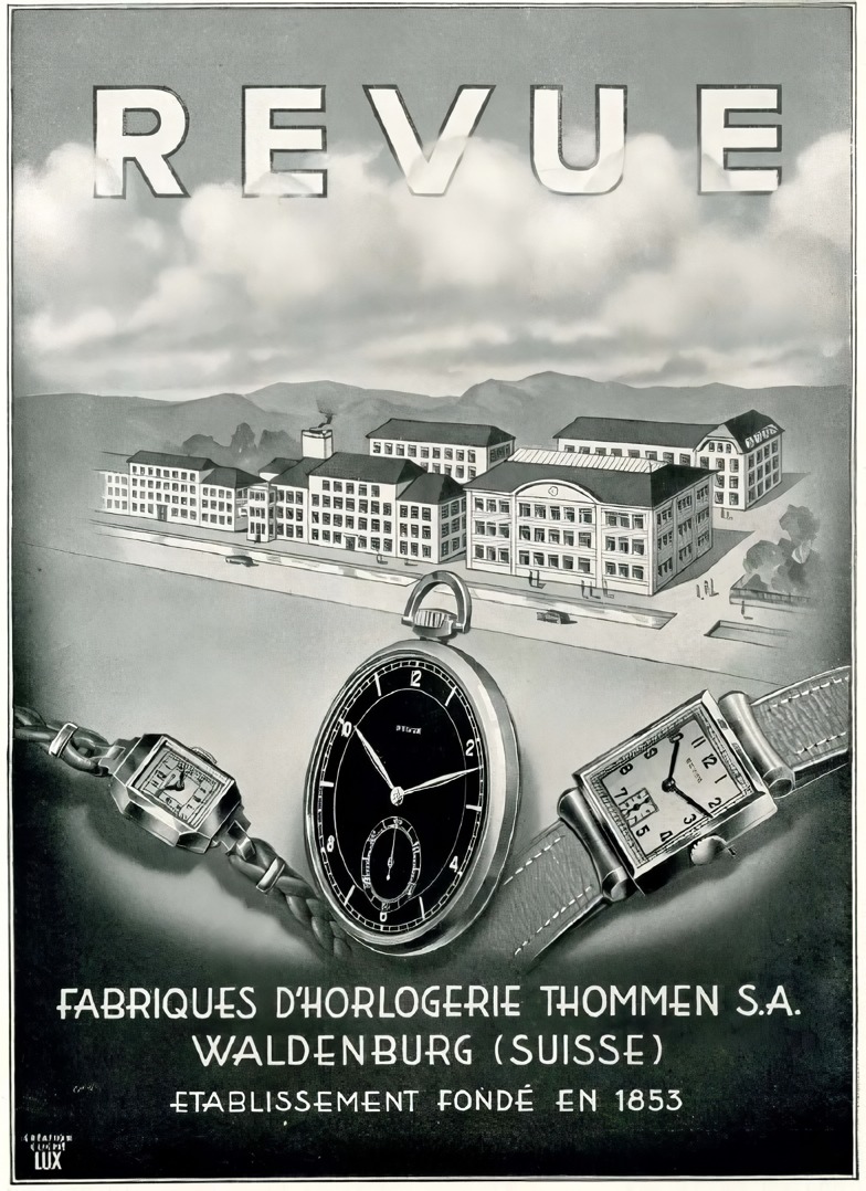 Straumann從鐘錶學徒開始，出師後在Revue Thommen錶廠上班。