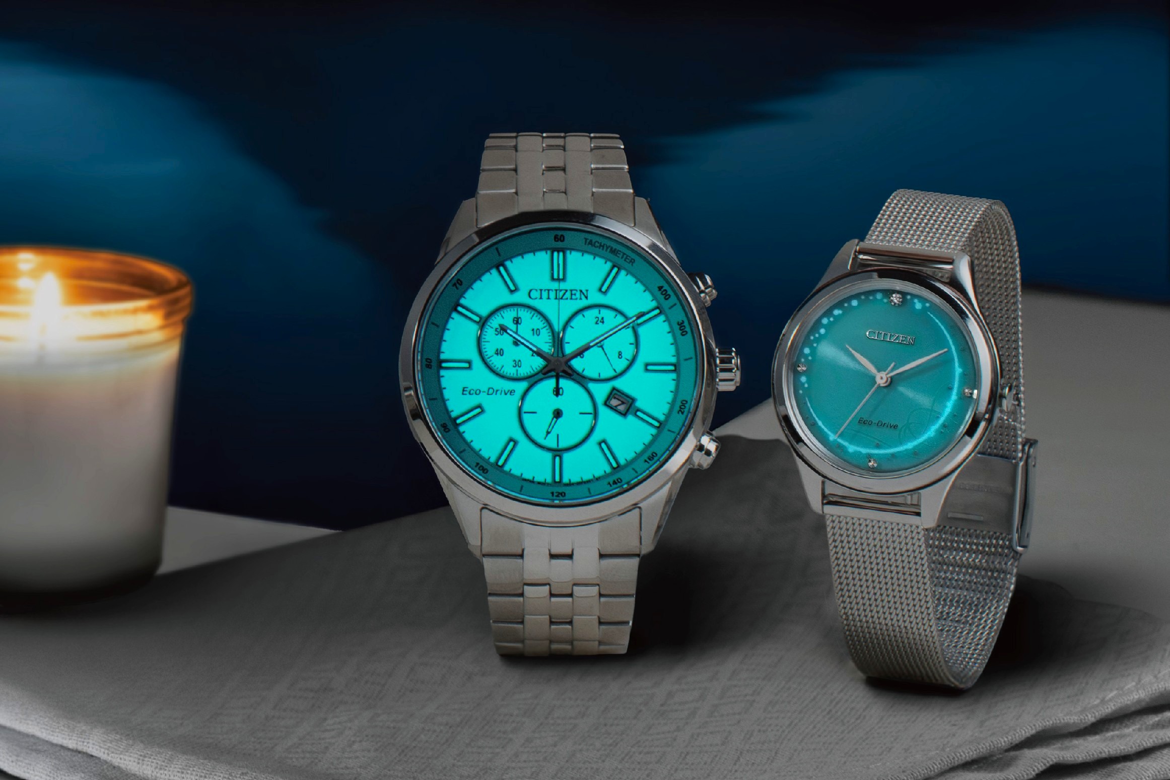 新錶2025／看見藍月遇到你（妳）！CITIZEN全新「Blue Glow Night」系列照耀分秒美好時光