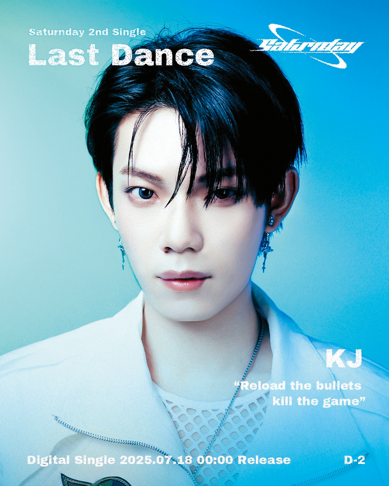 劉凱杰KJ。生日:2002年3月8日(23歲)。身高/體重:176公分/60公斤。學歷:黎明技術學院就學中。(翻攝自Saturnday IG)
