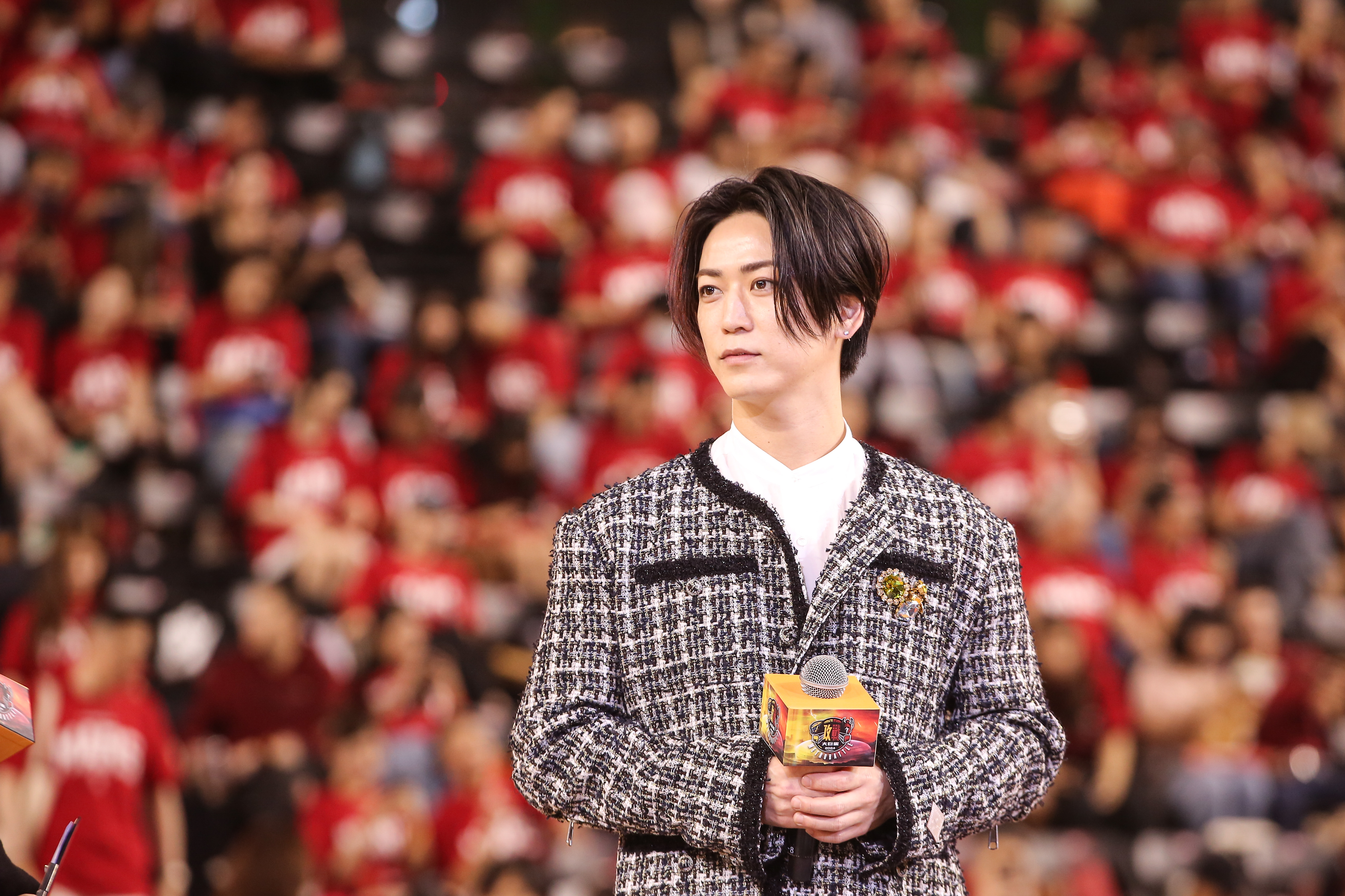 龜梨和也擔任「攻戰大巨蛋－雙北反毒籃球賽」賽事的活動嘉賓，踏上台北大巨蛋。