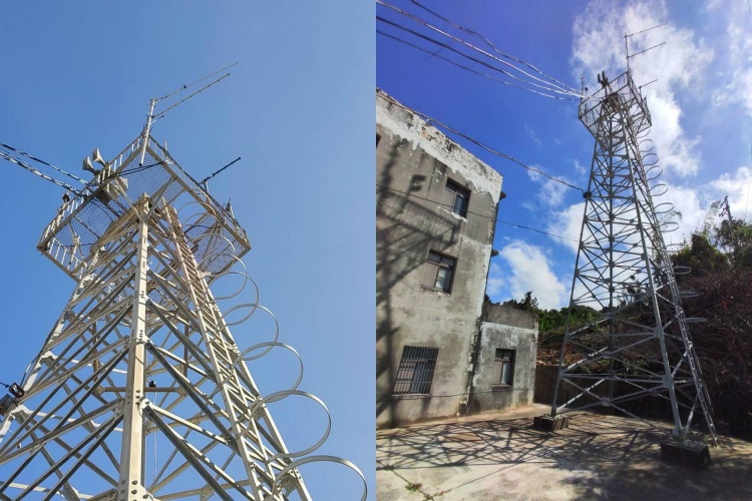 苗栗通霄一座使用18年的電信鐵塔以5,000元起標拍賣,引發民眾熱議。(苗栗縣警察局提供)