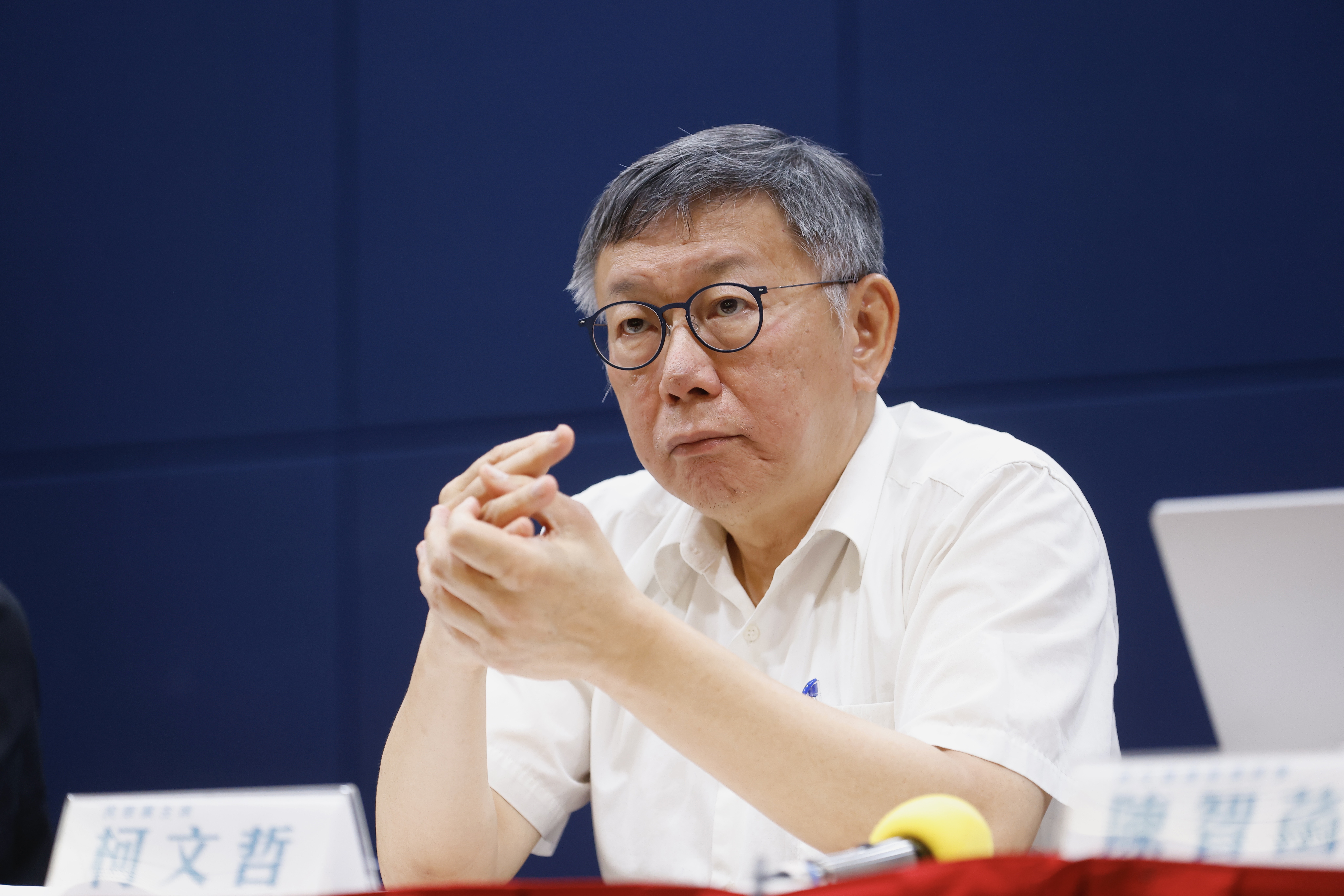 柯文哲表示，不清楚監察院查出帳目收支不符一事。（本刊資料照）