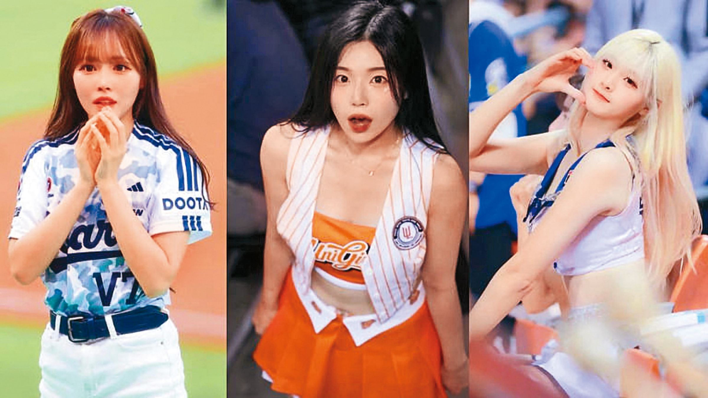 文慧真(左起)、趙娟週與安惠志被稱為「統一獅三本柱」,安惠志希望大家更認識她。