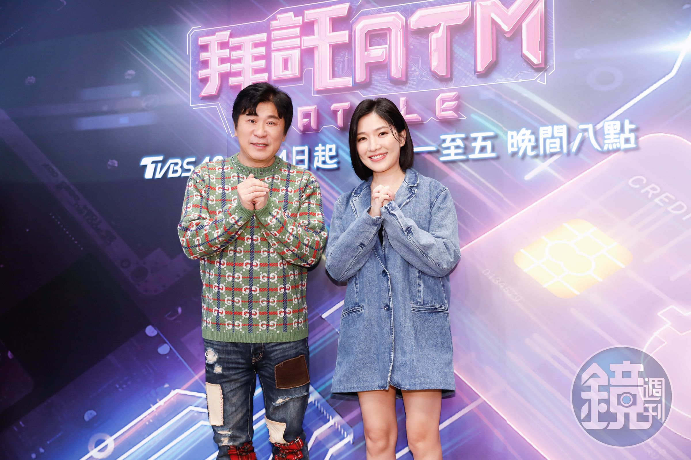 胡瓜搭檔Sandra主持《拜託ATM》。