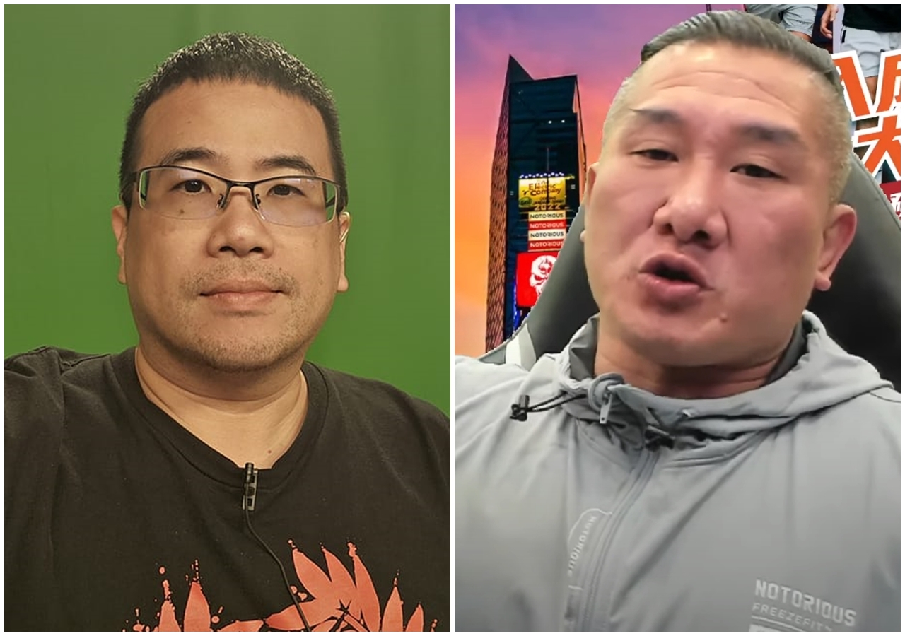 網紅「館長」陳之漢自爆曾做過球版，引起知名足球賽評石明謹po文分析。（翻攝自石明謹臉書／ 館長惡名昭彰YT頻道）