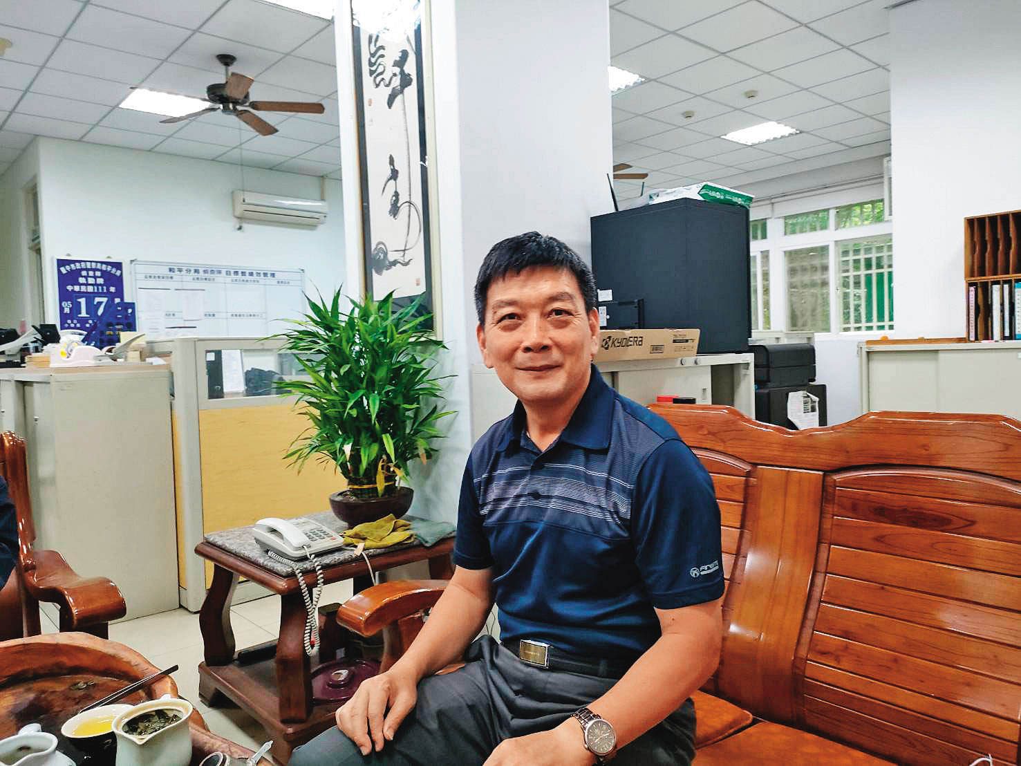 偵辦此案的許銀湶（圖）說，原本堅不吐實的黃姓凶手，因同志情人一句話瓦解心防。（林慶祥攝）