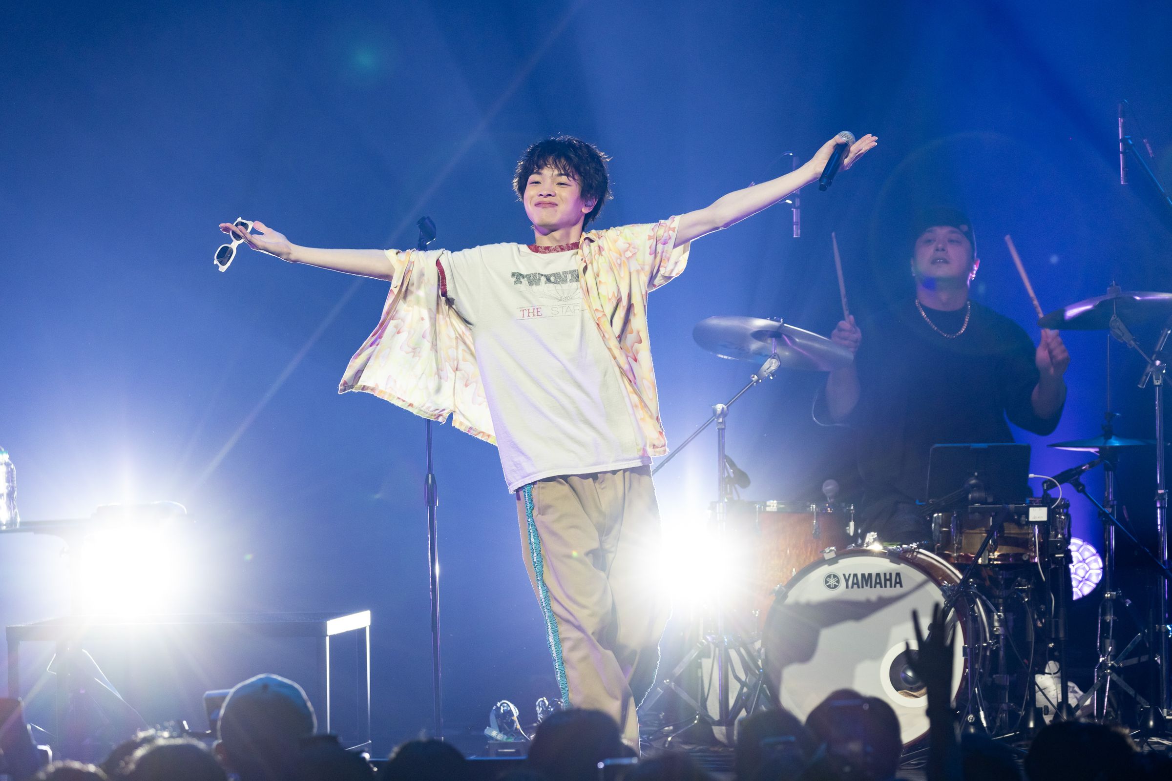 Z 世代超新星 imase周三（17日）在Zepp New Taipei舉辦亞巡最終場，與1,200位歌迷同樂。（COME ON JKSSP提供）