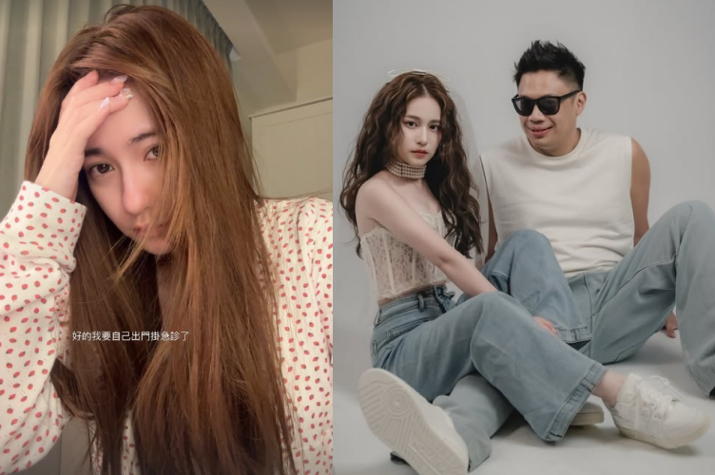 黑男老婆Lucy昨夜突因「急性出血性膀胱炎」掛急診，事後向粉絲報平安。（翻攝自Lucy IG）