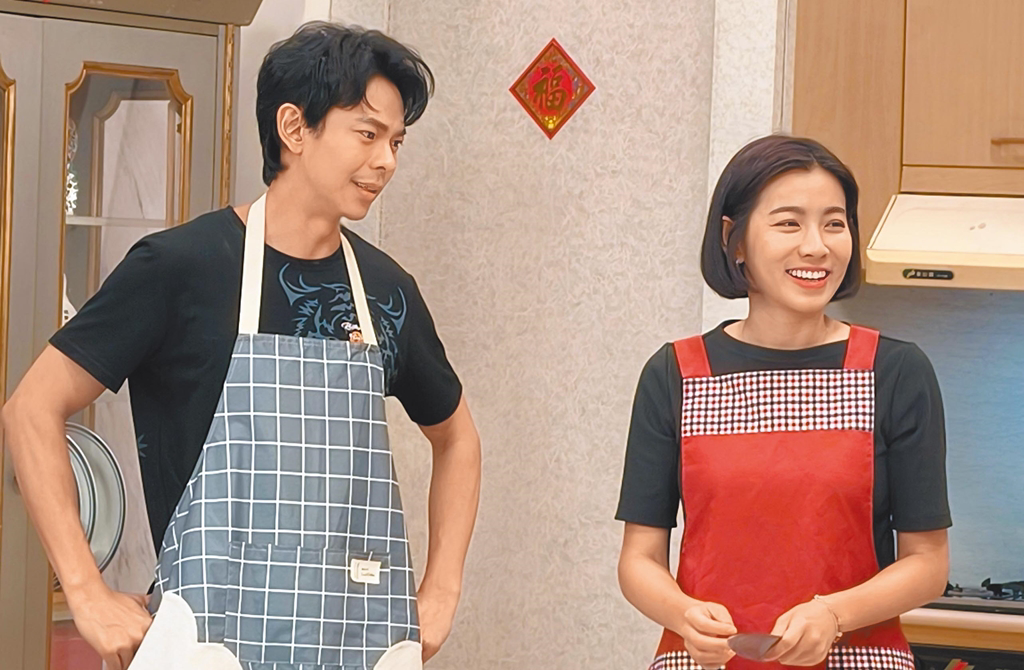 米可白和孫綻傳出兩人收入落差大導致產生心結。（台視提供）